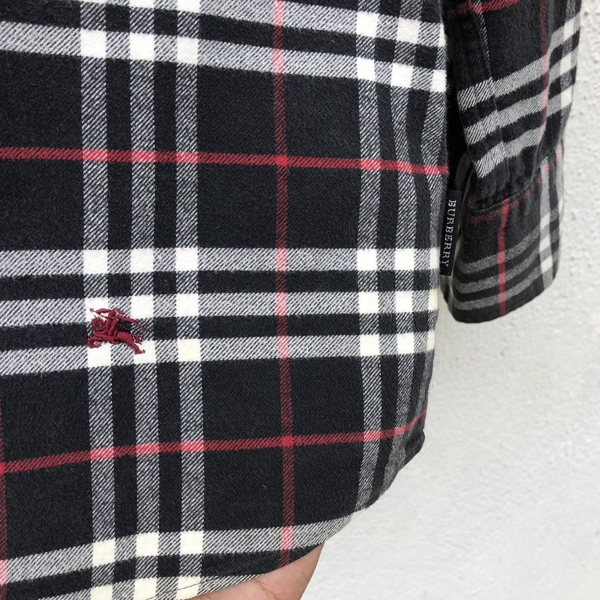 Burberry Burberry Nova Check All-Over Pattern Flannel Shirt Size US M / EU 48-50 / 2 - 4 Thumbnail