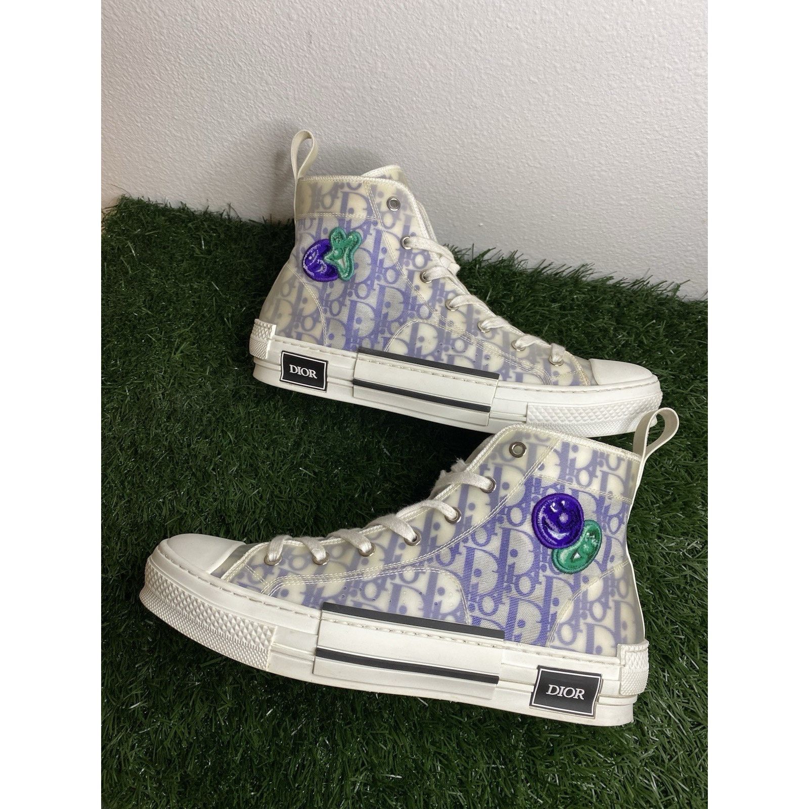 Dior Dior B23 High X Kenny Scarf Purple | Size 43 EU ( 10 US ) Size US 10 / EU 43 - 4 Thumbnail