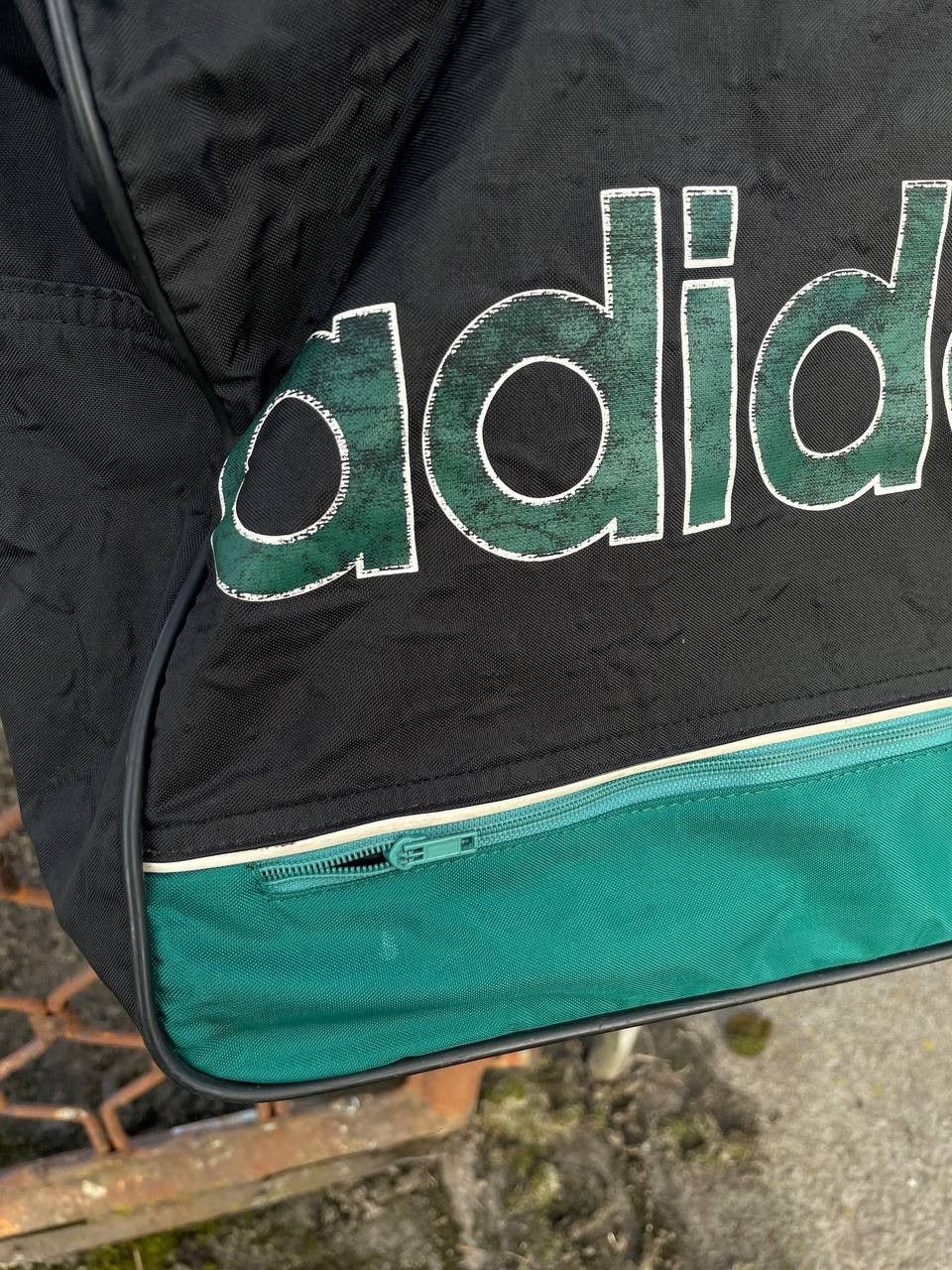 Adidas Adidas Vintage Bag Green-Black, Large Logo, Shamrock, 80s Size ONE SIZE - 8 Thumbnail