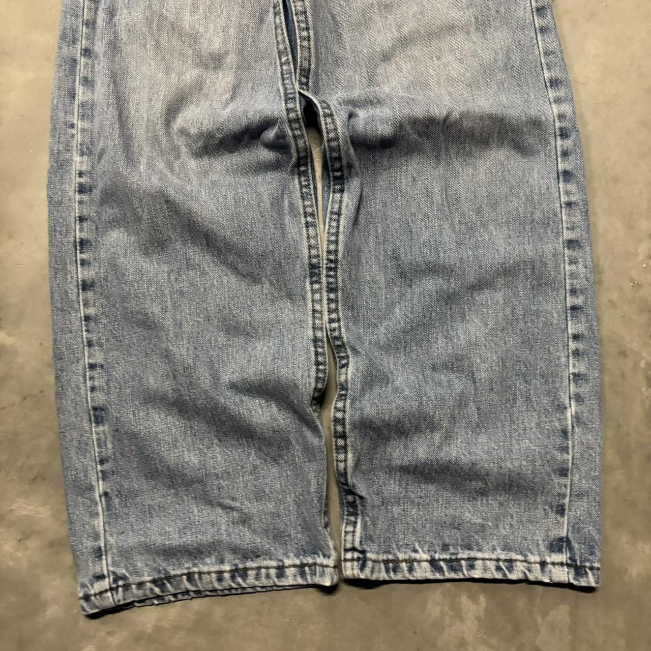 Japanese Brand × Vintage Crazy Vintage Y2K/2000s Grunge Light Wash Essential Denim Jeans! Size US 36 / EU 52 - 6 Thumbnail