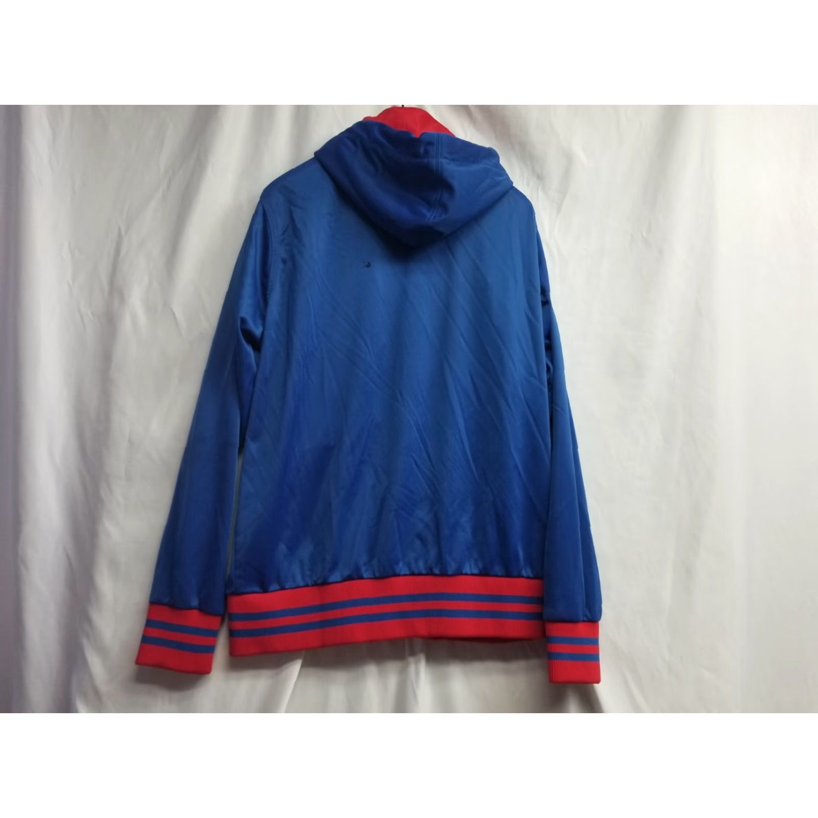 Dickies VINTAGE Dickies Jacket Bomber Jacket Zip Up Blue Red XL Distressed Men All Seasons Workwear 90s Beer Biker Size US XL / EU 56 / 4 - 2 Thumbnail