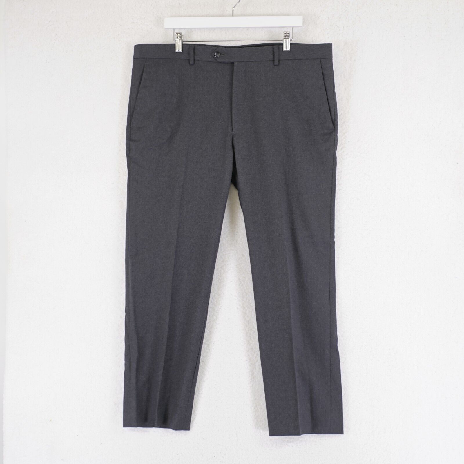 Jos. A. Bank Jos A Bank Tailored Fit Executive Gray Wool Dress Pants 41/2 Size 40R - 1 Thumbnail