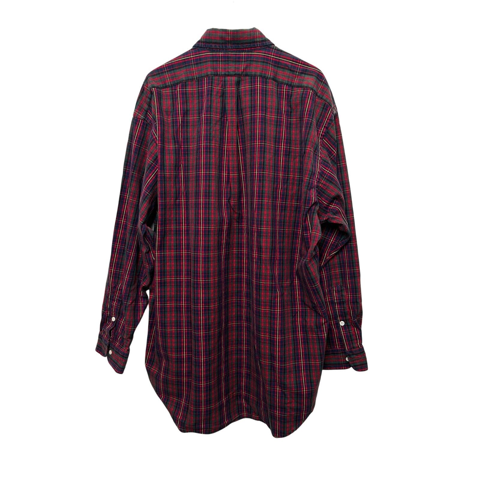Ralph Lauren Ralph Lauren Plaid 100% Cotton Big Shirt Men's Medium Size US M / EU 48-50 / 2 - 2 Thumbnail