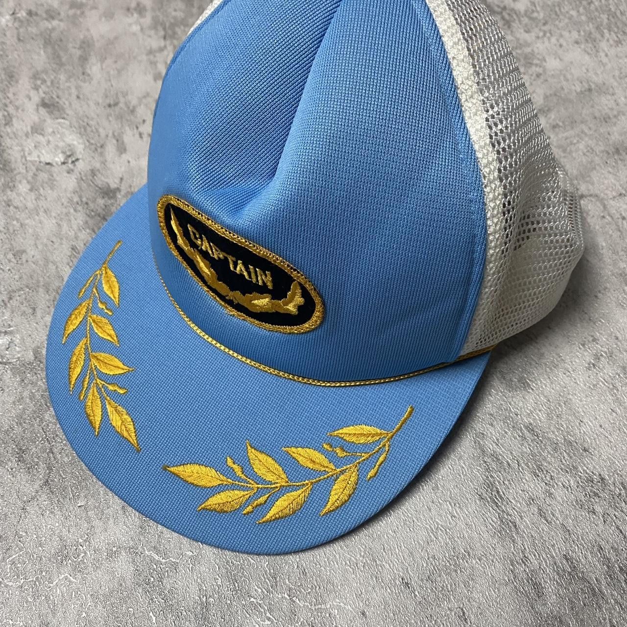 Other Blue and yellow Captain hat Size ONE SIZE - 1 Thumbnail