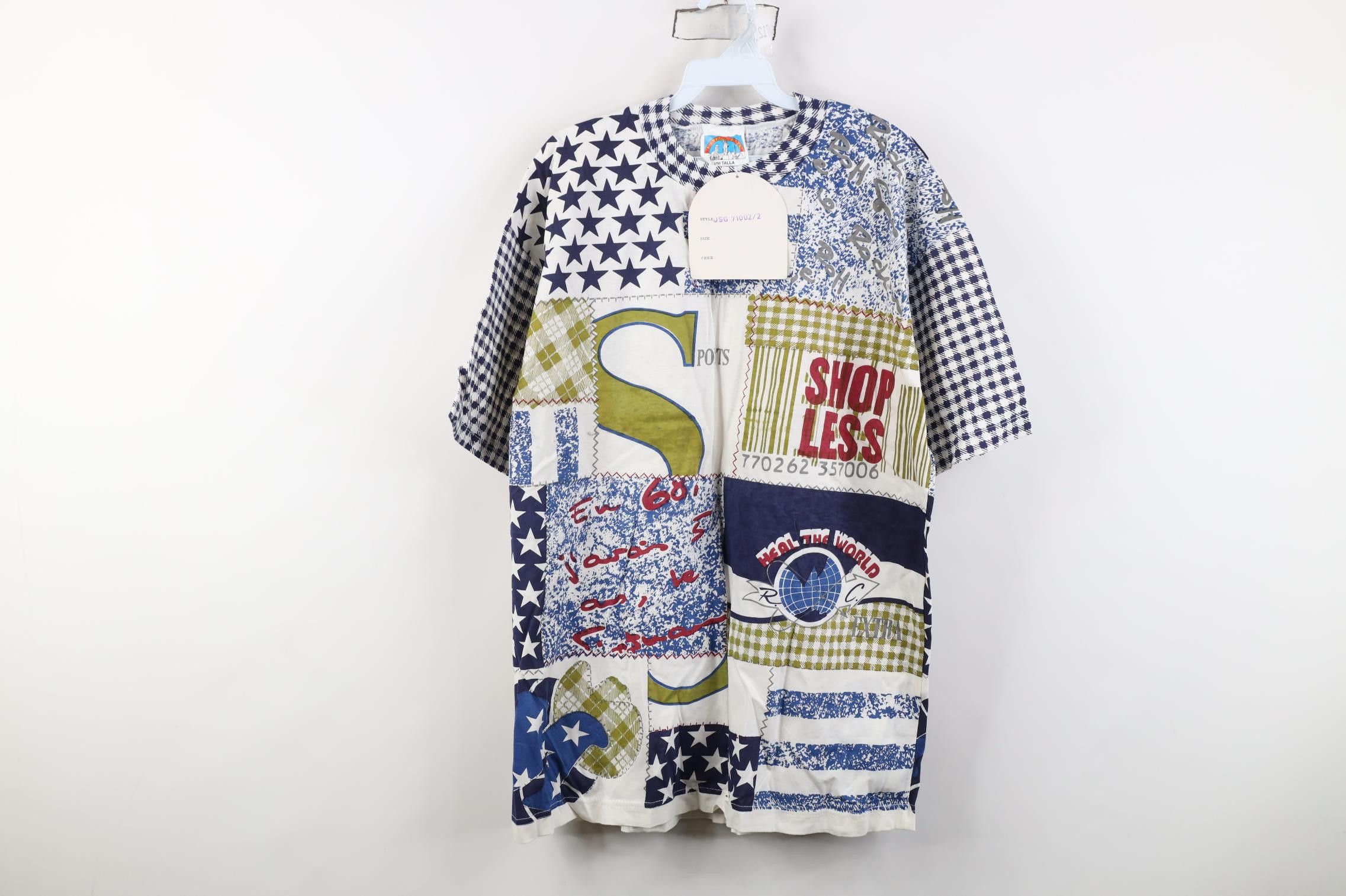 Vintage Deadstock Vintage 90s Streetwear Sports Short Sleeve T-Shirt Size US XL / EU 56 / 4 - 1 Thumbnail