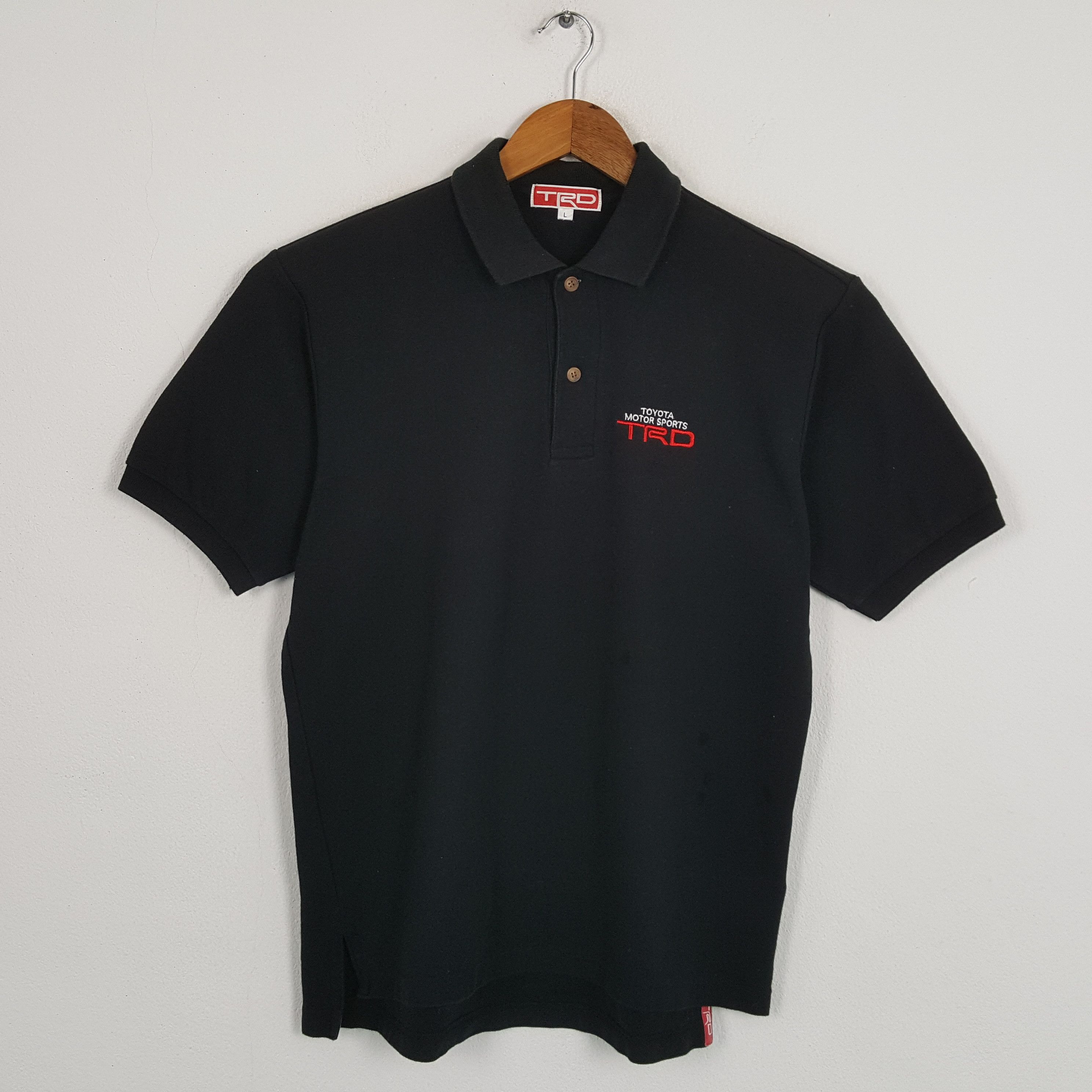 Japanese Brand × Vintage Vintage TRD TOYOTA MOTOR SPORT Racing Team Custom Polos Size US L / EU 52-54 / 3 - 3 Thumbnail