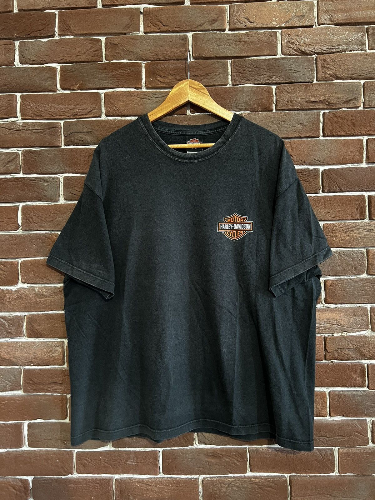 Harley Davidson Vintage 00s Harley Davidson Motorcycles Woodstock 2001 Tee Size US XL / EU 56 / 4 - 2 Thumbnail