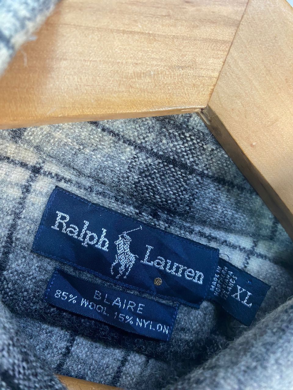Flannel × Polo Ralph Lauren × Vintage Vintage polo Ralph Lauren wool flannel button up shirt Size US XL / EU 56 / 4 - 6 Thumbnail