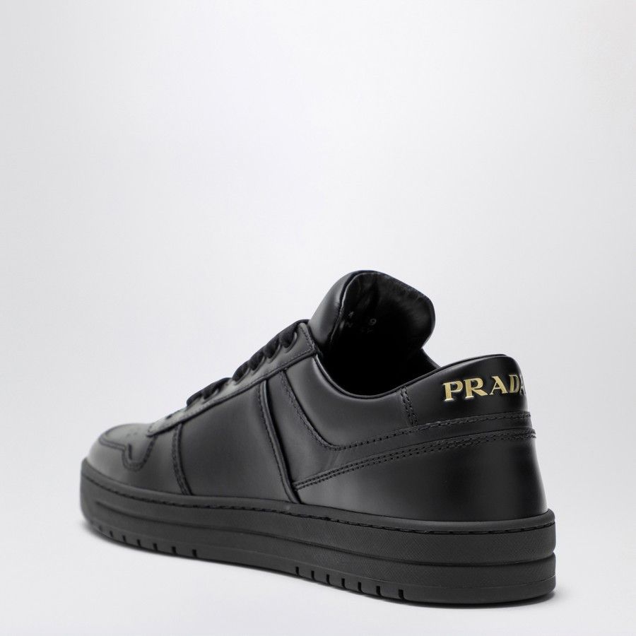 Prada o1d2blof0924 Leather Low-Top Sneakers in Black Size US 10 / IT 40 - 4 Thumbnail