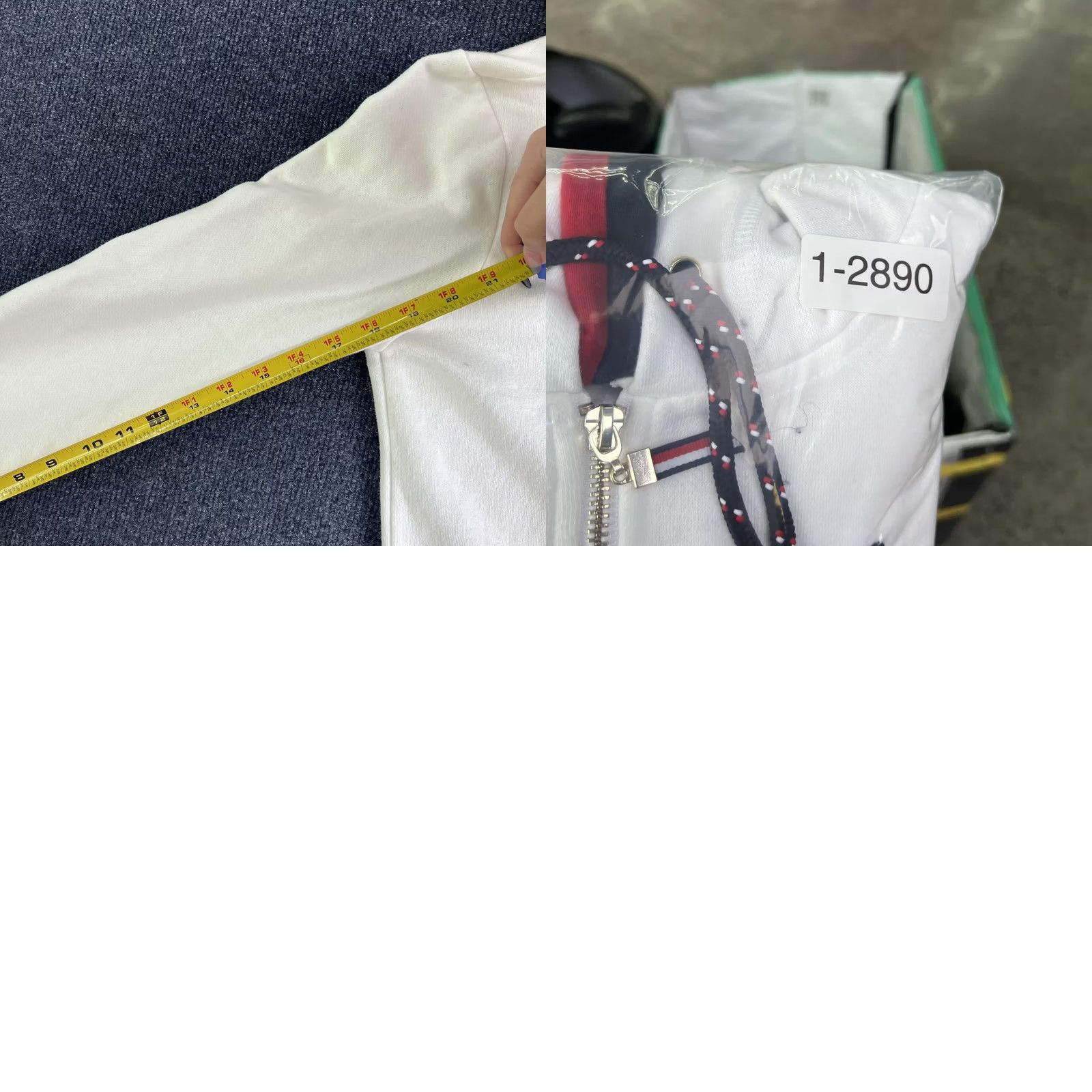 Tommy Hilfiger Tommy Hilfiger Hoodie Mens Medium White Nautical Anchor Full Zip Sweatshirt Size US M / EU 48-50 / 2 - 8 Thumbnail