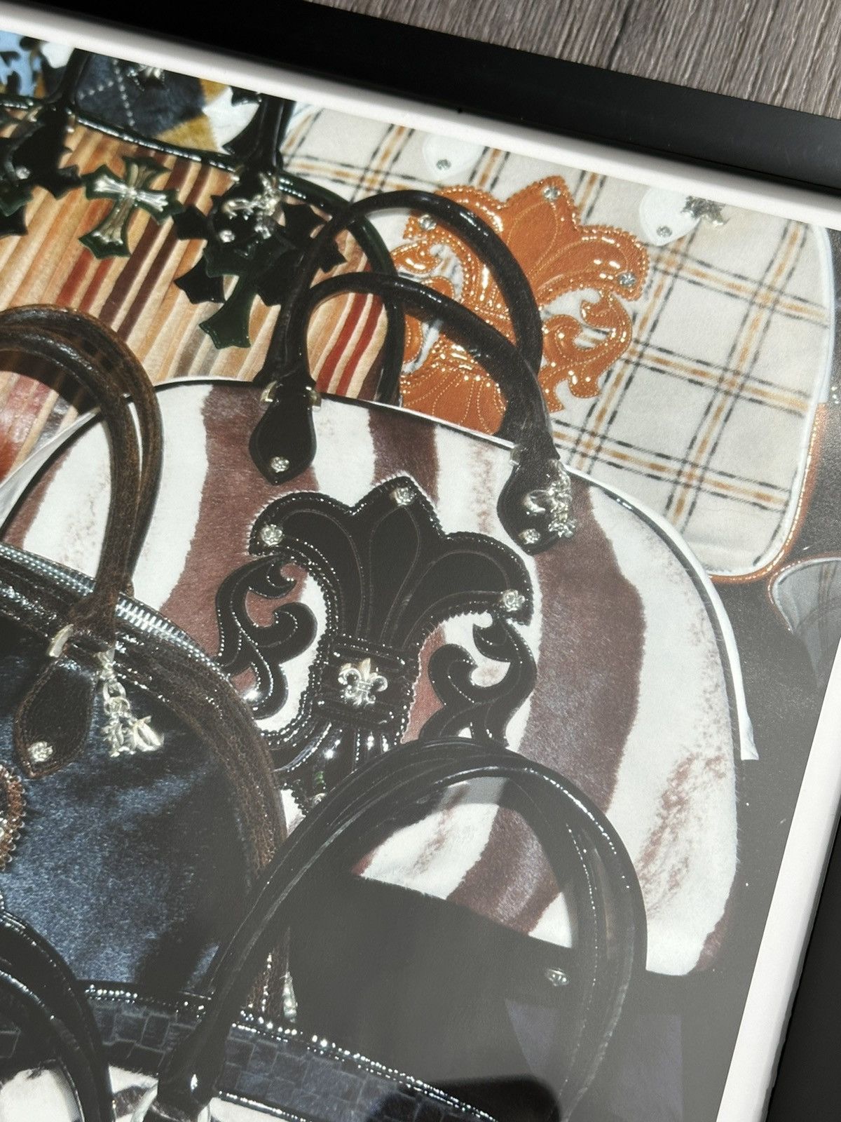 Chrome Hearts 🖤Chrome Hearts🖤 Bagstand 9x12 Framed Poster Size ONE SIZE - 7 Thumbnail
