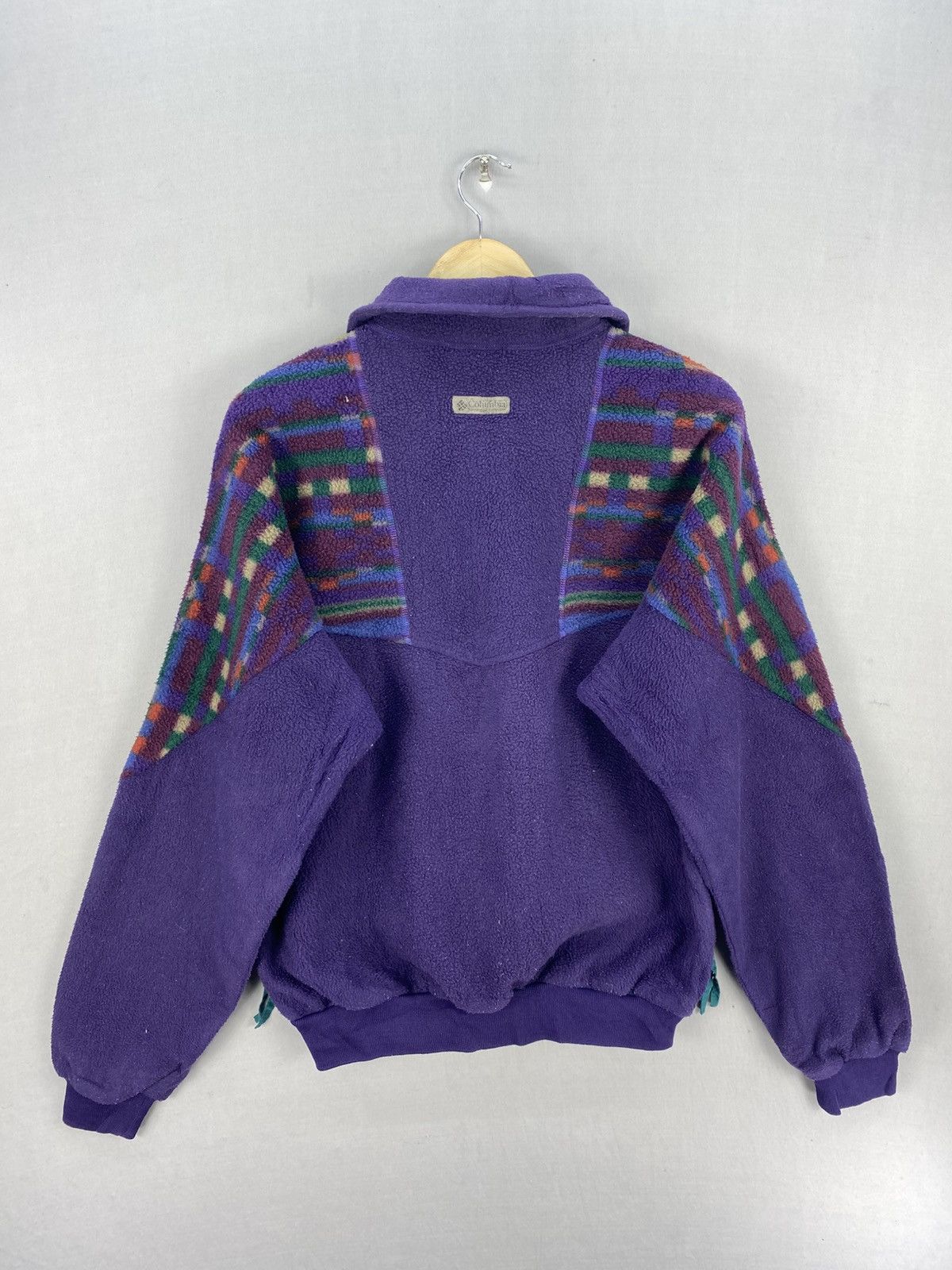 Columbia Vintage 80’s Columbia Anorak Fleece Half Zipper Jacket Size US L / EU 52-54 / 3 - 4 Thumbnail