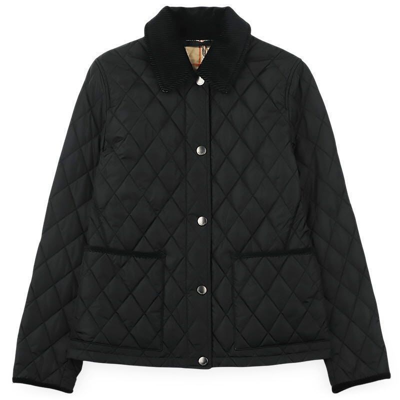Women's Quilted Nylon Jacket in Brown, Women's