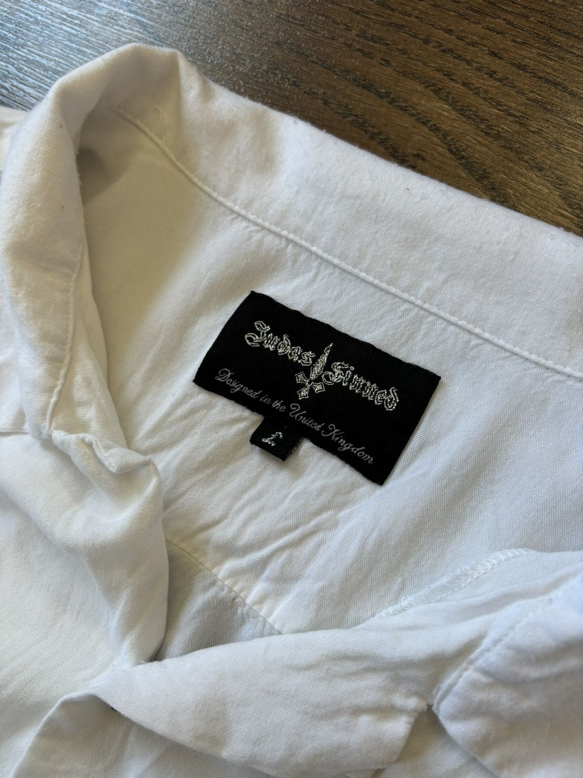 Vintage Judas Sinned short sleeve shirt Res Plain Resort Men's Size US L / EU 52-54 / 3 - 5 Thumbnail