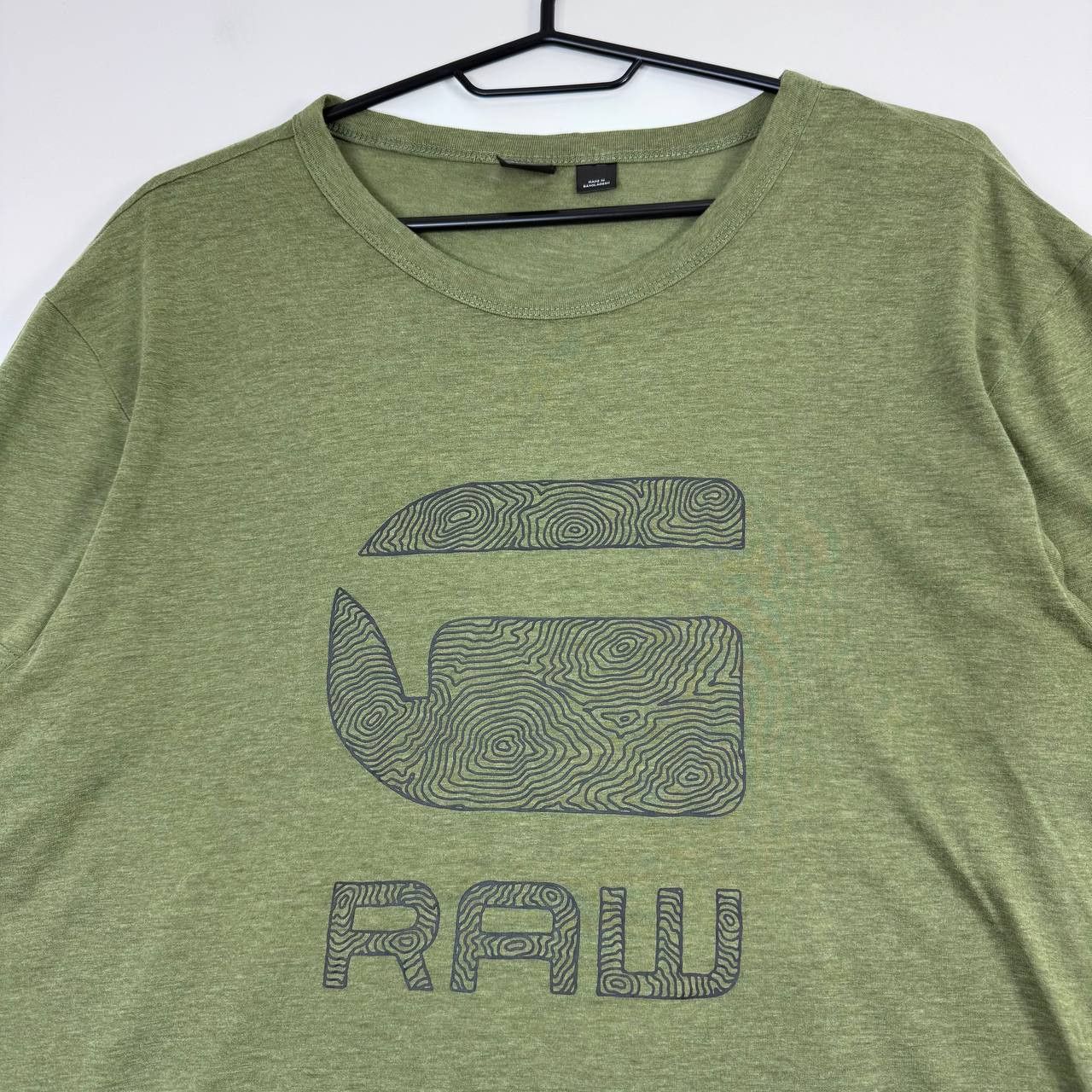G-Star G-Star Raw T-Shirt Green Logo Graphic Casual Streetwear M Size US M / EU 48-50 / 2 - 2 Thumbnail