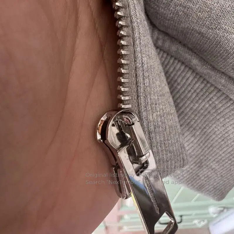 Burberry Burberry Gray Cotton Zip-Up Hoodie for Men. Size US S / EU 44-46 / 1 - 9 Thumbnail