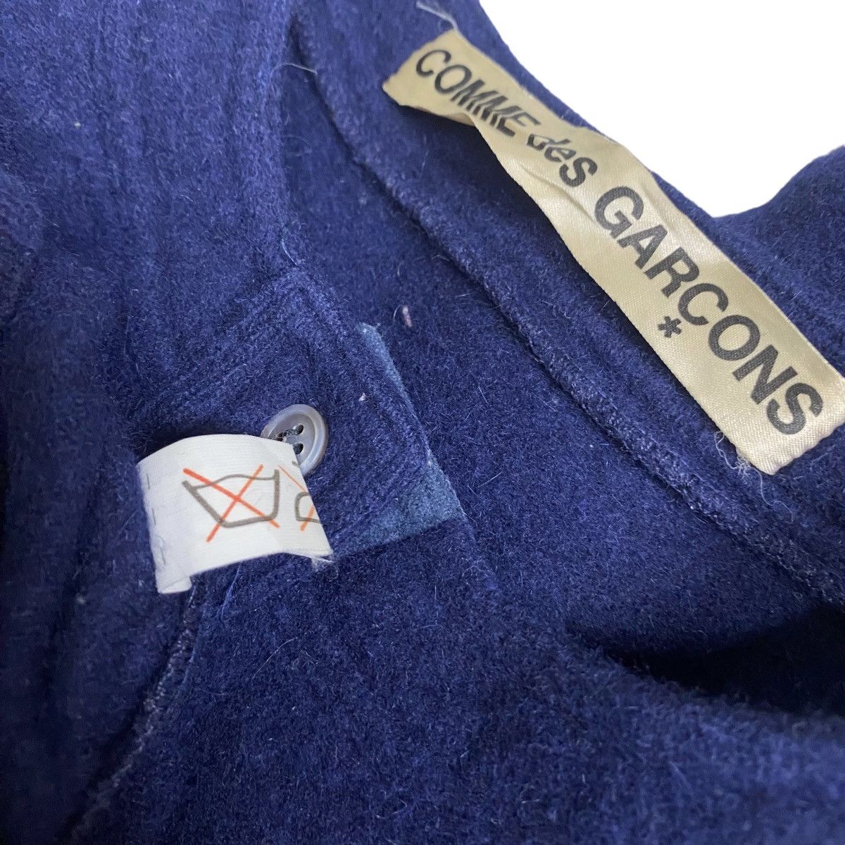 CDG by Comme des Garcons Comme Des Garcons 80s wool henley single pocket Size XS / US 0-2 / IT 36-38 - 6 Thumbnail