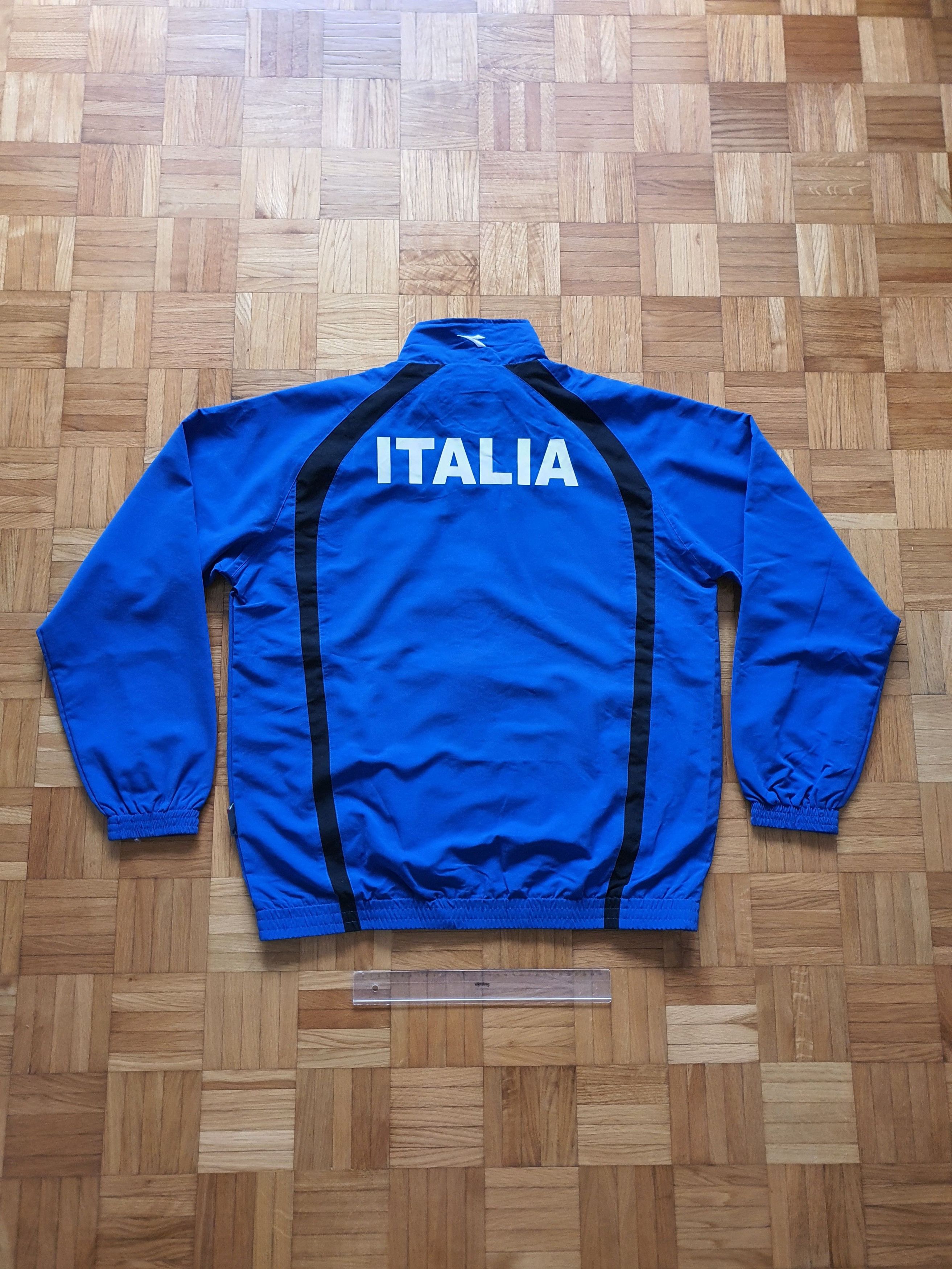 Diadora Vintage (1990s) Tracksuit Top Jacket - Italy Military Size US XXL / EU 58 / 5 - 2 Thumbnail
