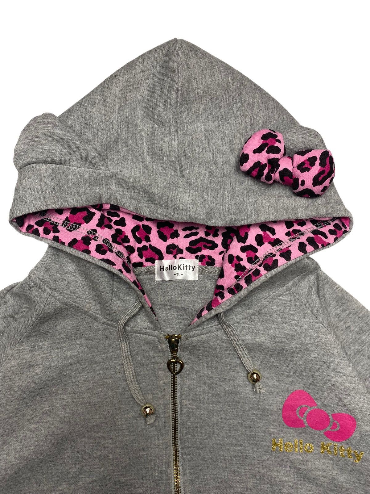 Angel Blue × Japanese Brand 2000s Hello Kitty - 3D Hoodie Sleeveless Jacket Size US M / EU 48-50 / 2 - 4 Thumbnail