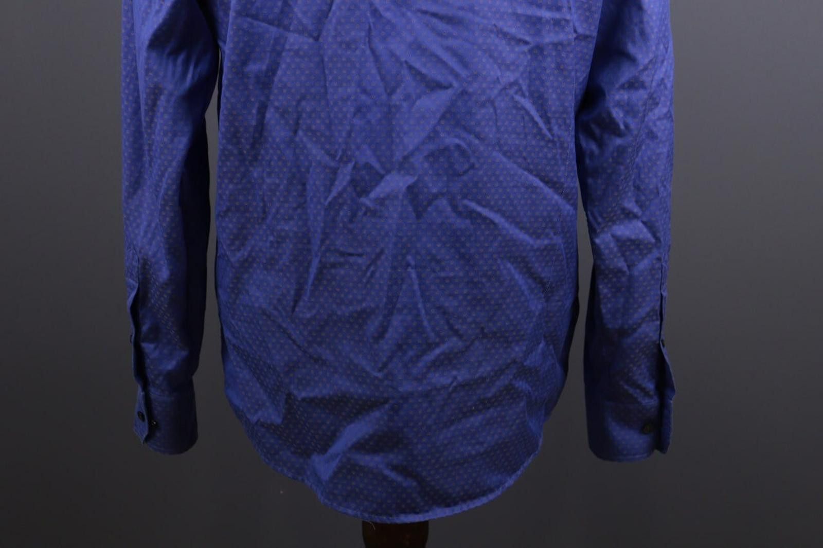 Eton Eton Slim Blue Floral Long Sleeve Button Down Shirt Size 44 Size US M / EU 48-50 / 2 - 10 Thumbnail
