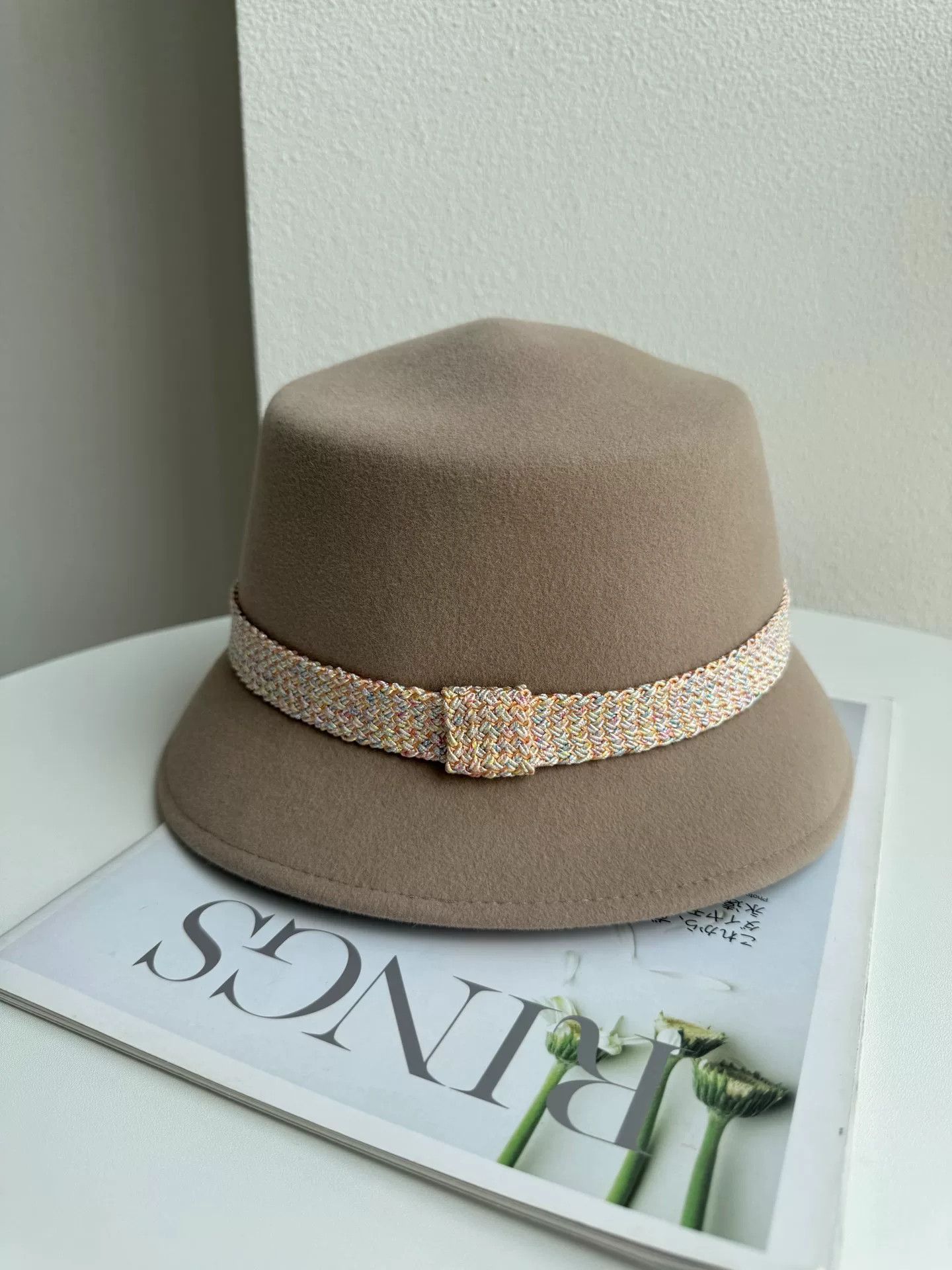 Maison Michel Maison Michel Beige Hat M Size ONE SIZE - 1 Thumbnail