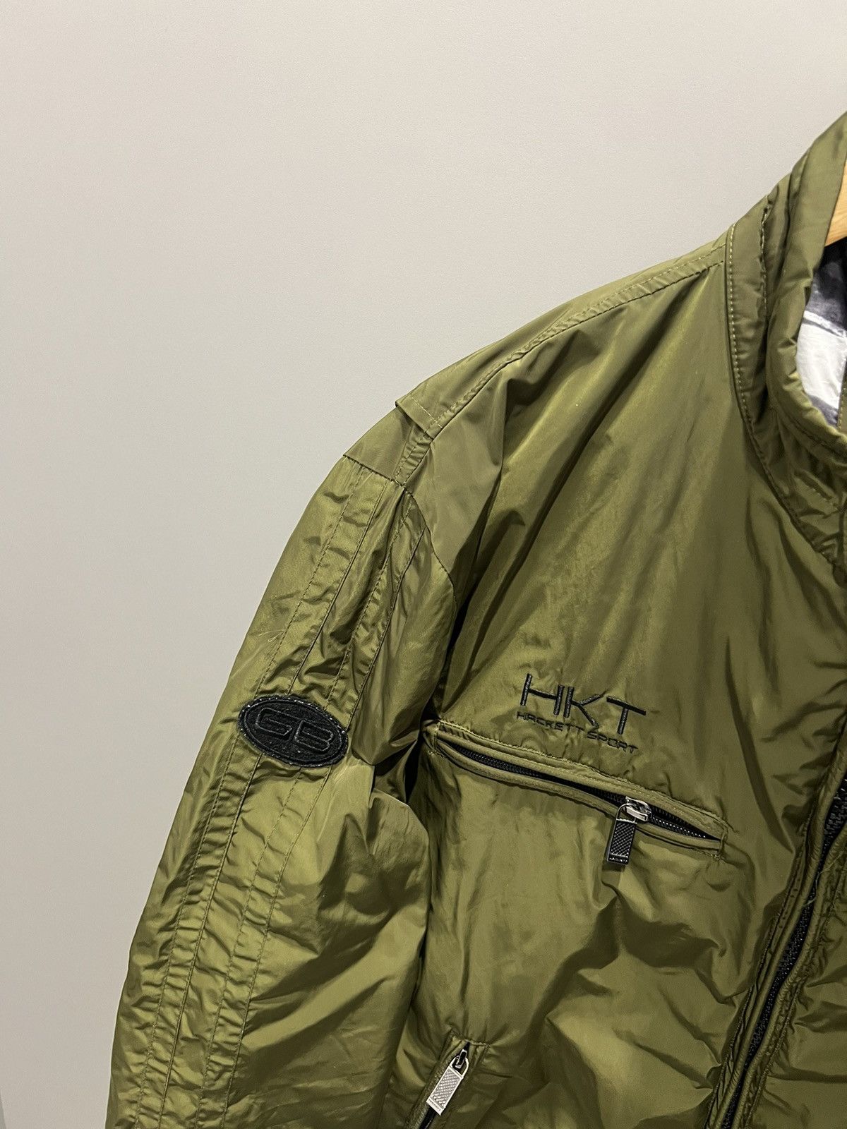 Hackett ASTON MARTIN RACING HACKETT LONDON JACKET KHAKI NYLON XL Size US XL / EU 56 / 4 - 5 Thumbnail
