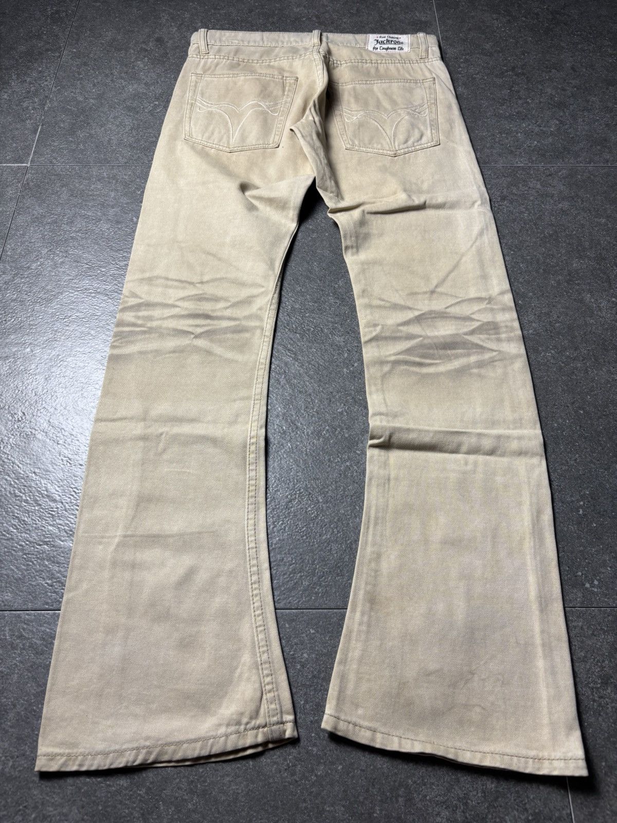 If Six Was Nine 2000s Jackrose Washed Bootcut Pants Size US 29 - 6 Thumbnail