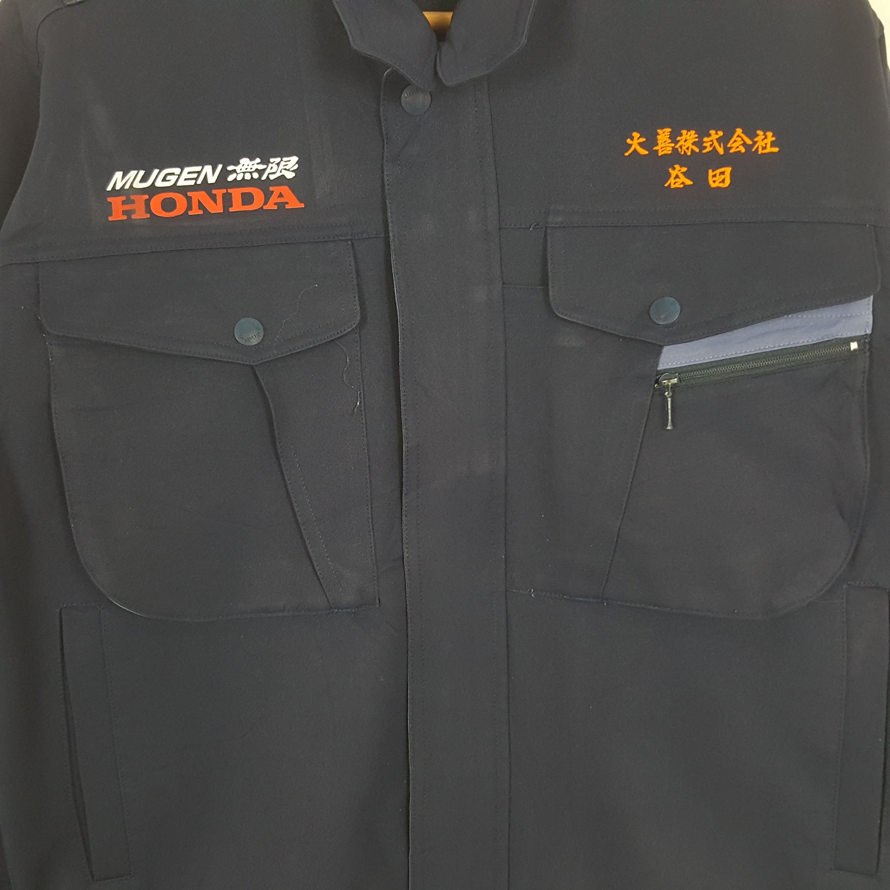 Honda × Japanese Brand × Vintage Vintage Mugen Honda Japanese Racing Team Custom Art Jacket Size US M / EU 48-50 / 2 - 4 Thumbnail