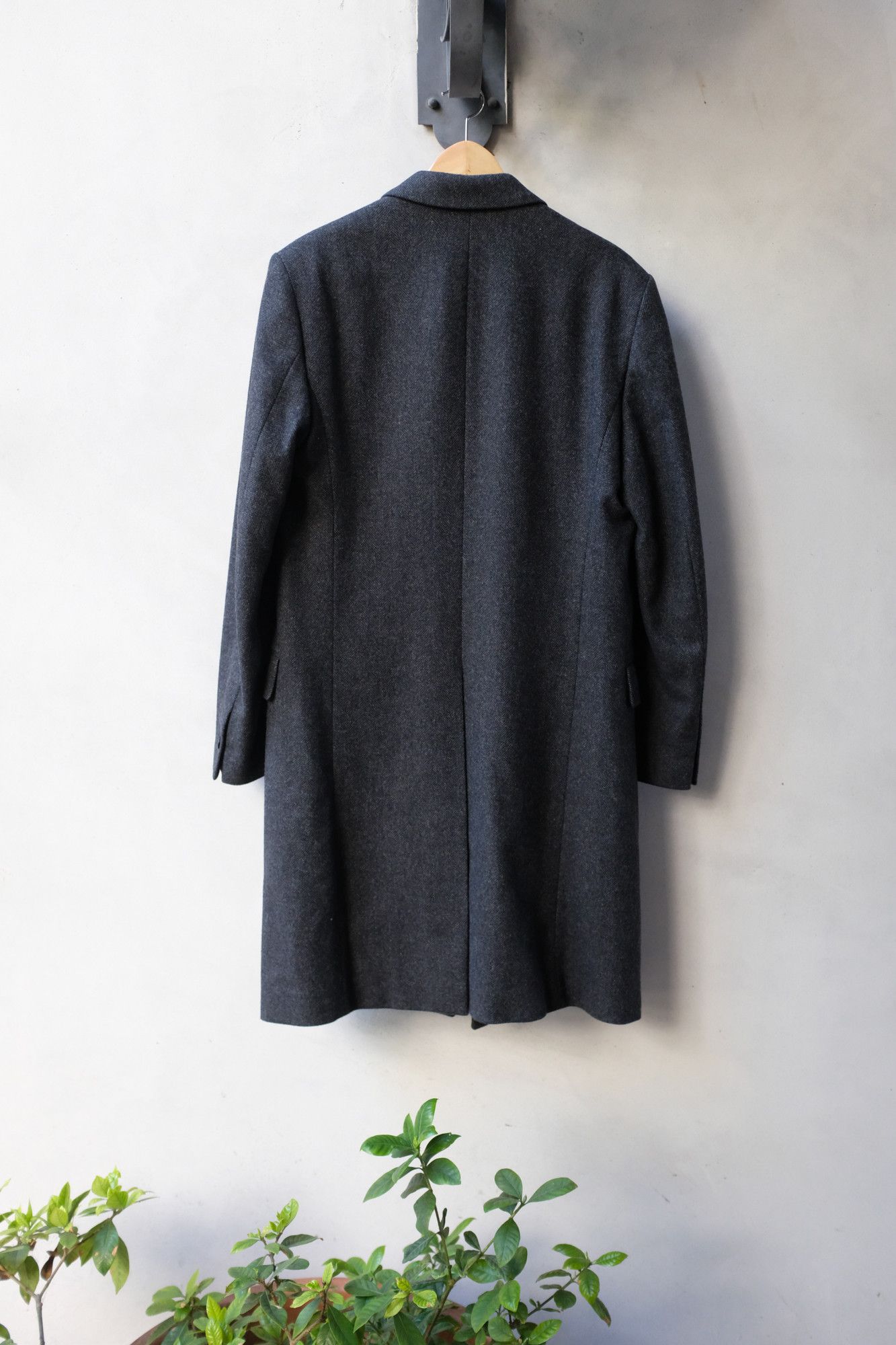 Blk Dnm Blk Dnm Grey Wool Overcoat Size US M / EU 48-50 / 2 - 2 Thumbnail