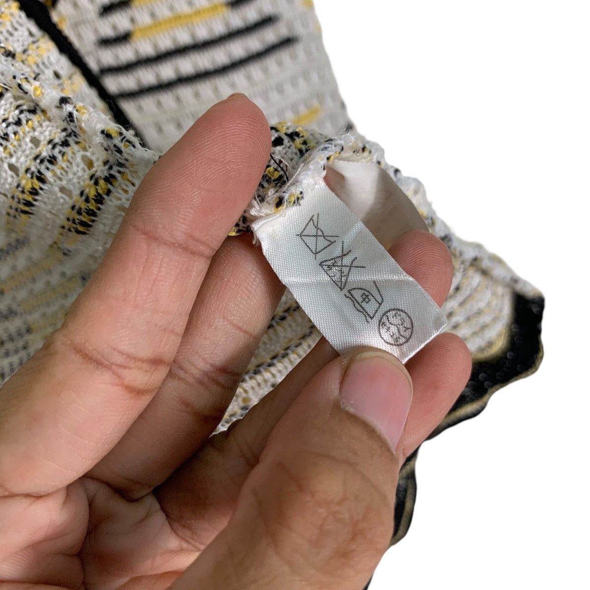 Japanese Brand LIOLA Triangle Logo All Over Button Jacket #1194-C54 Size M / US 6-8 / IT 42-44 - 16 Thumbnail
