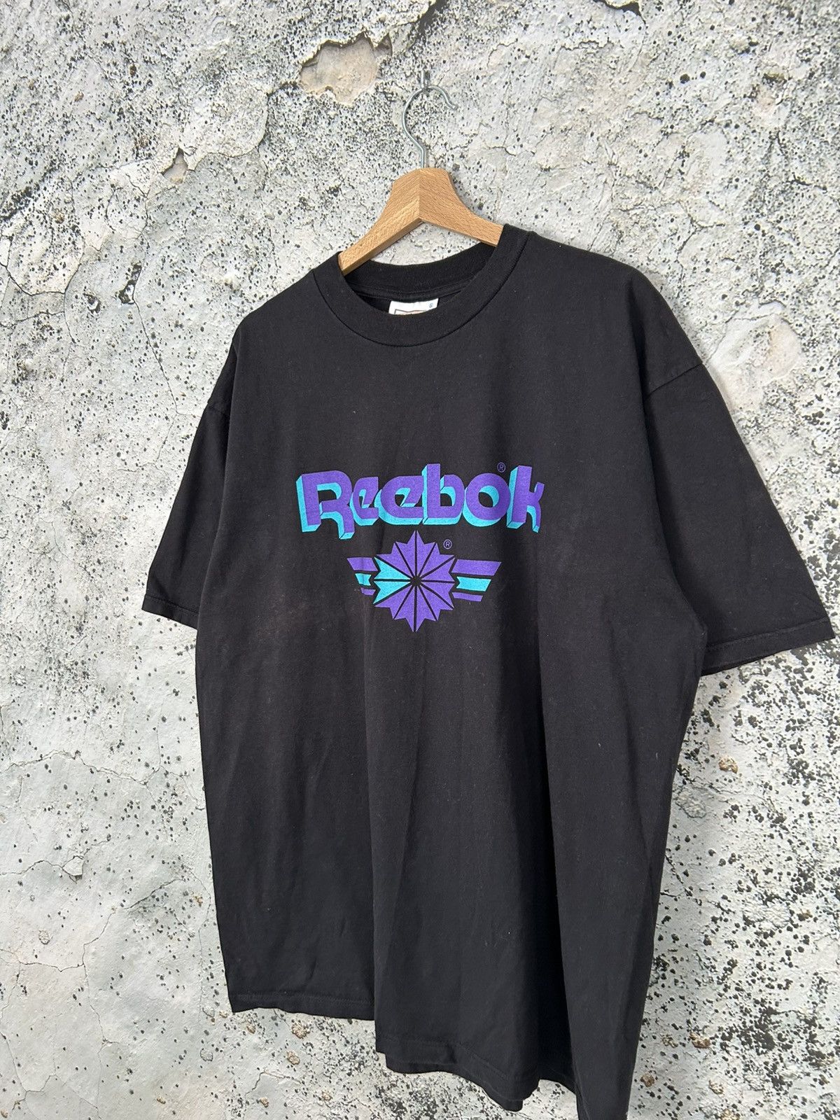Reebok Vintage Reebok 90s Boxy Baggy Tee Skate Streetwear Sport Size US XL / EU 56 / 4 - 2 Thumbnail