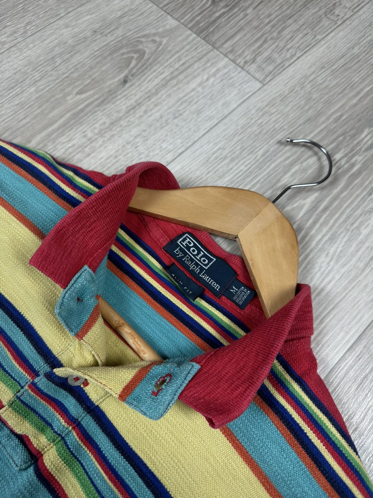 Polo Ralph Lauren × Vintage Vintage Polo Ralph Lauren 90's Southwest Woven Striped Polos Size US M / EU 48-50 / 2 - 7 Thumbnail
