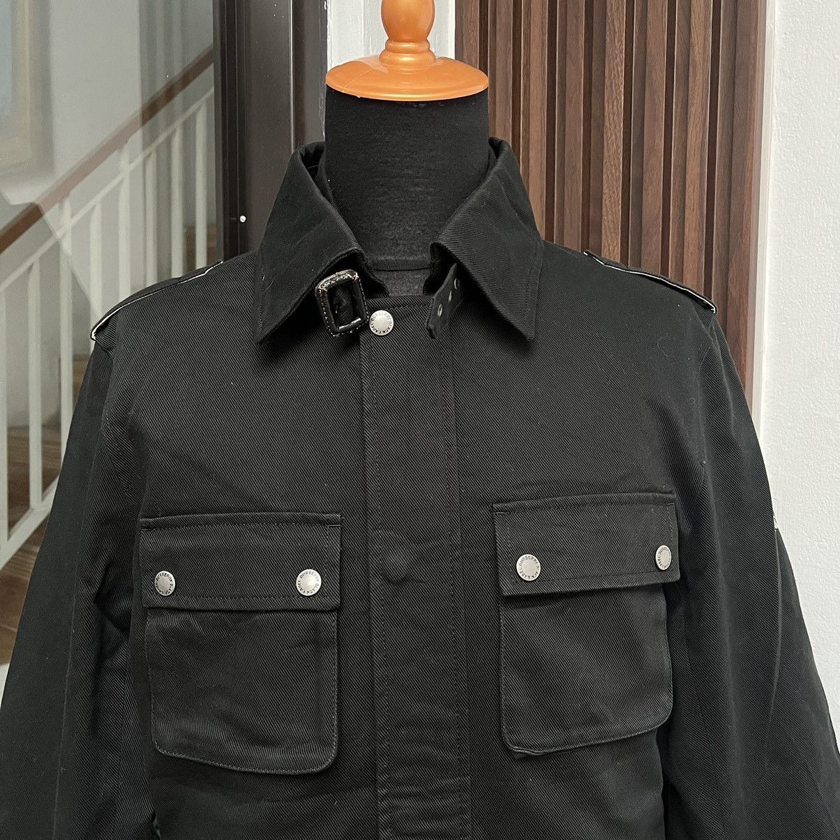 00s Burberry Black Label Coat Jacket Denim Nice Design