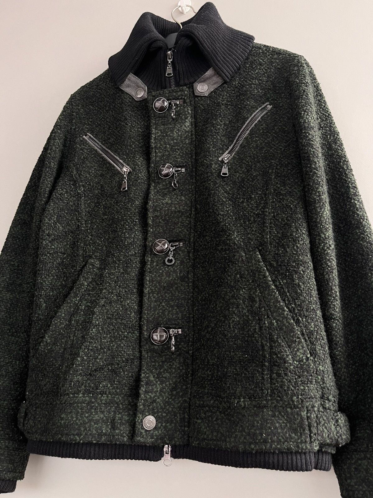 If Six Was Nine JAPANESE ARCHIVE INTHEATTIC NAPOLEON WOLL MULTI ZIPP JACKET Size US M / EU 48-50 / 2 - 2 Thumbnail