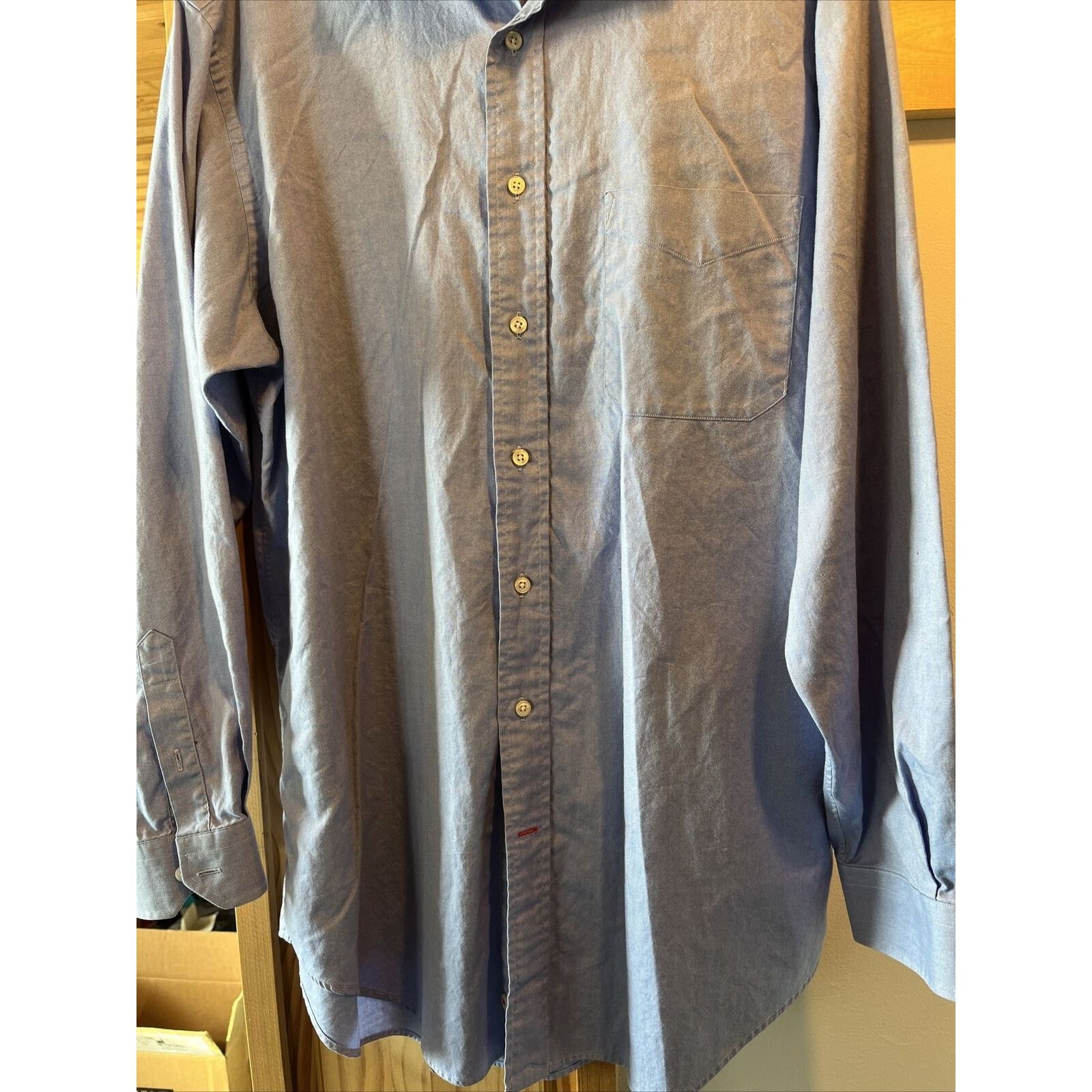 Daniel Cremieux Daniel Cremieux Men’s 16 35 blue LS cotton richard shirt Size US L / EU 52-54 / 3 - 10 Thumbnail