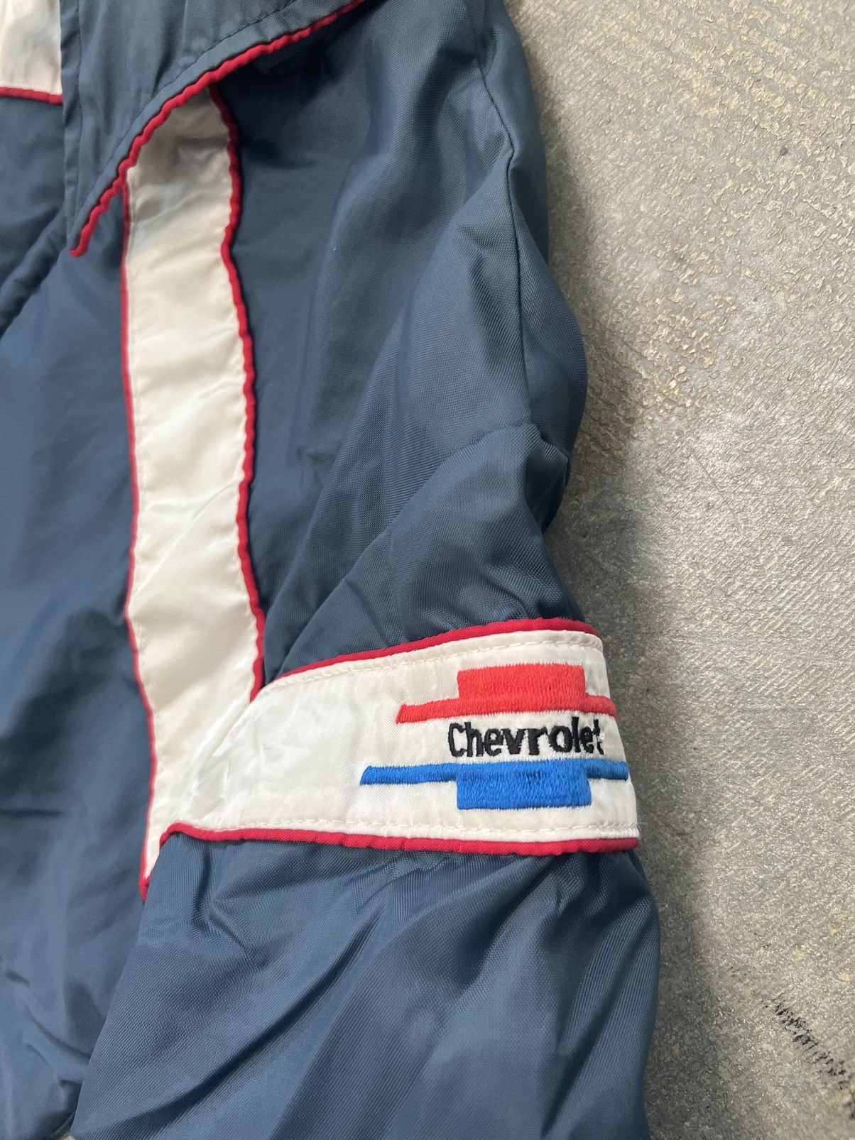 Japanese Brand × Vintage Vintage 90s Chevrolet windbreaker jacket made in USA 80s Size L / US 10 / IT 46 - 3 Thumbnail