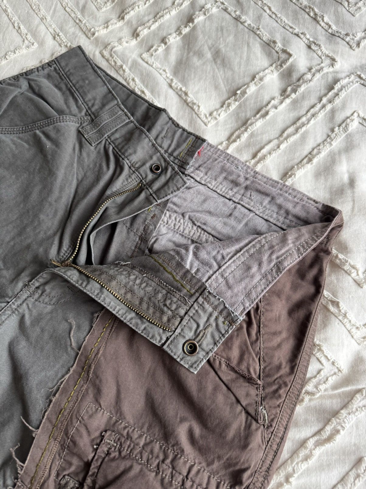 Other Custom Reworked Cargo Pants Size US 29 - 3 Thumbnail