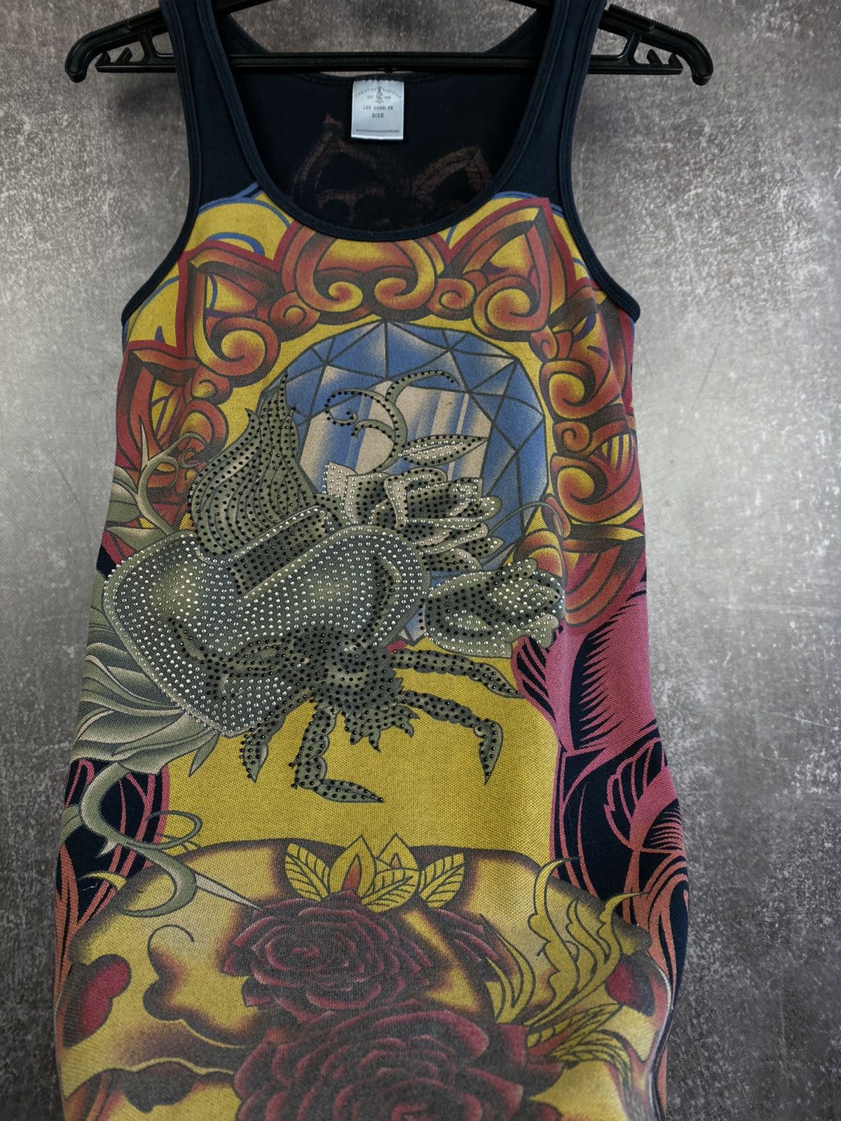 Ed Hardy Vintage Ed Hardy By Christian Audigier Tank Top Size M / US 6-8 / IT 42-44 - 3 Thumbnail