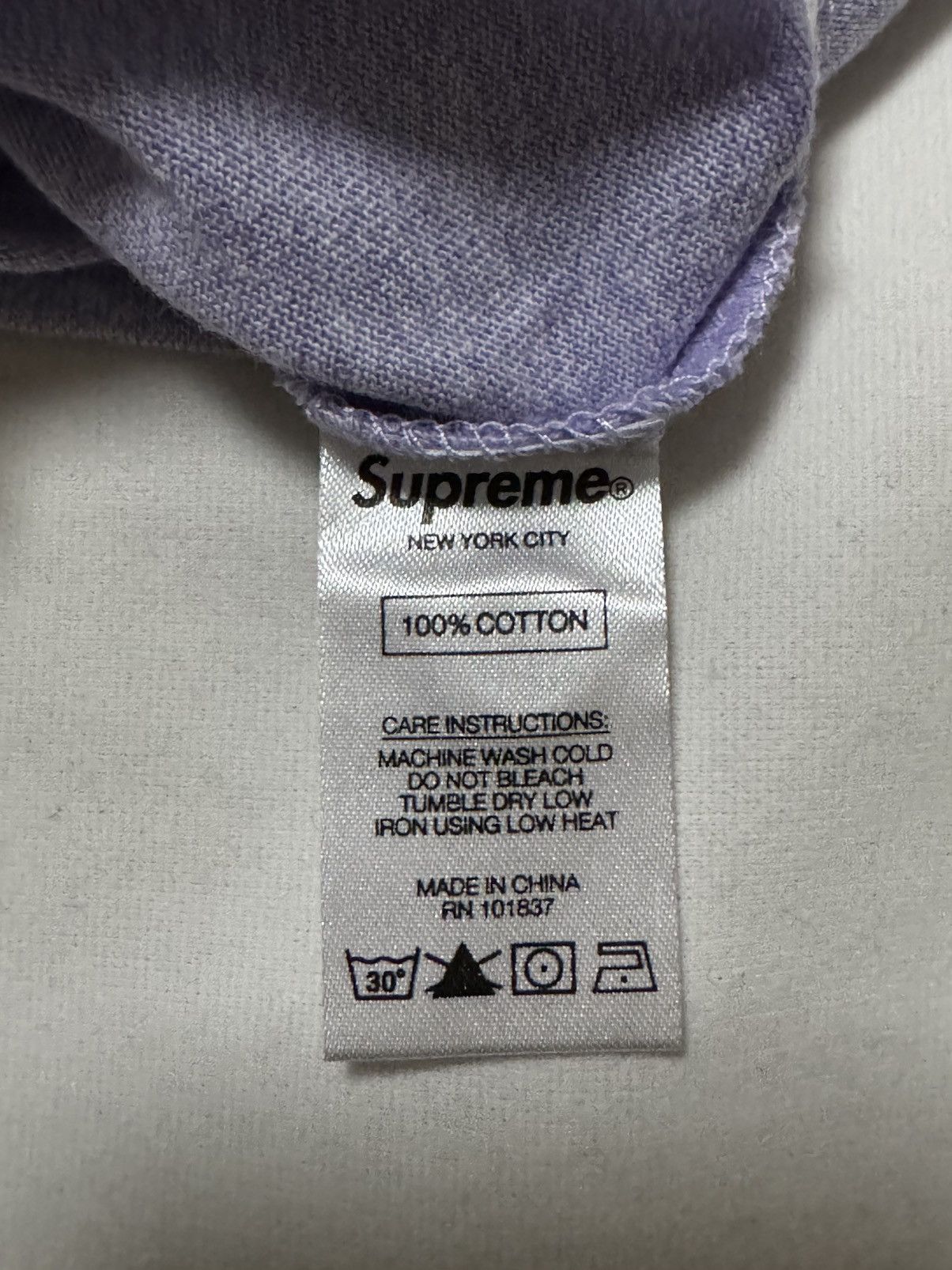 Supreme Supreme purple stripe polo T-shirt Size US S / EU 44-46 / 1 - 4 Thumbnail