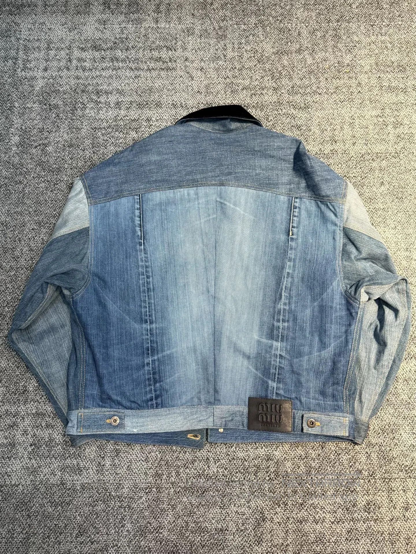 Miu Miu Miu Miu Denim Jacket Size 36. Size XS / US 0-2 / IT 36-38 - 2 Thumbnail