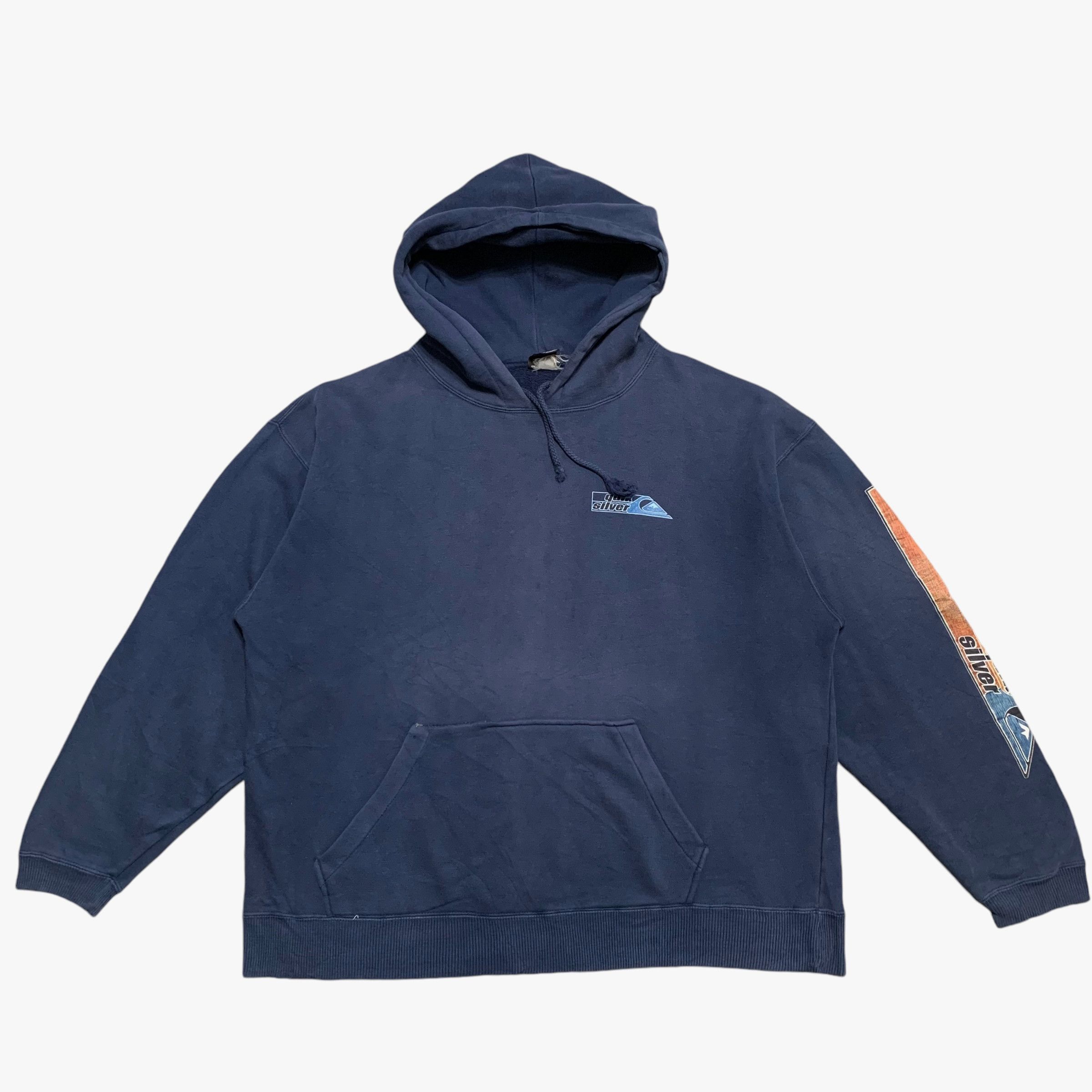 Quiksilver Vintage Quiksilver Hoodie Size US XL / EU 56 / 4 - 1 Thumbnail