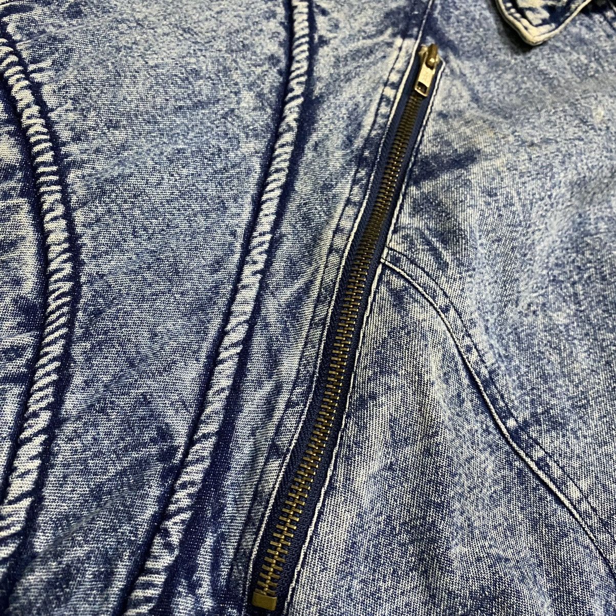 Japanese Brand × Vintage Vintage 80s Gleeman denim bomber jacket Size US L / EU 52-54 / 3 - 22 Thumbnail