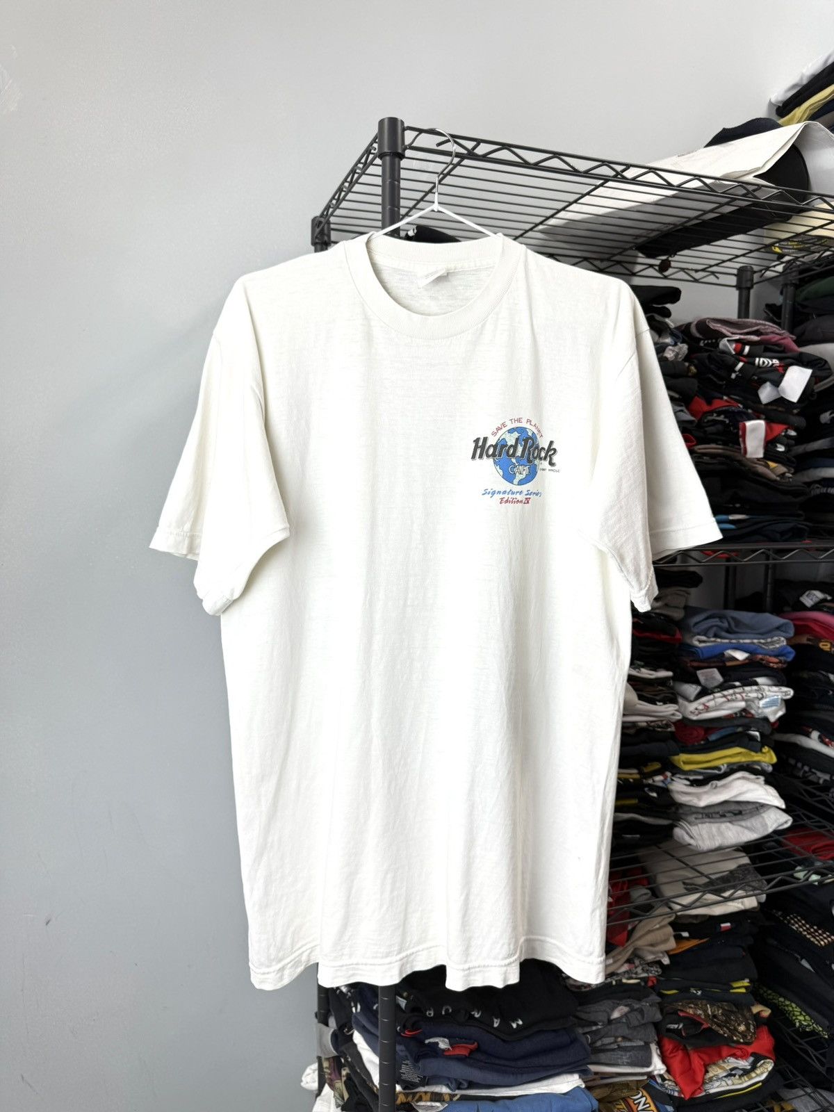 Hard Rock Cafe Vintage 1991 Hard Rock Cafe AIDS AWARENESS T Shirt Size US M / EU 48-50 / 2 - 2 Thumbnail