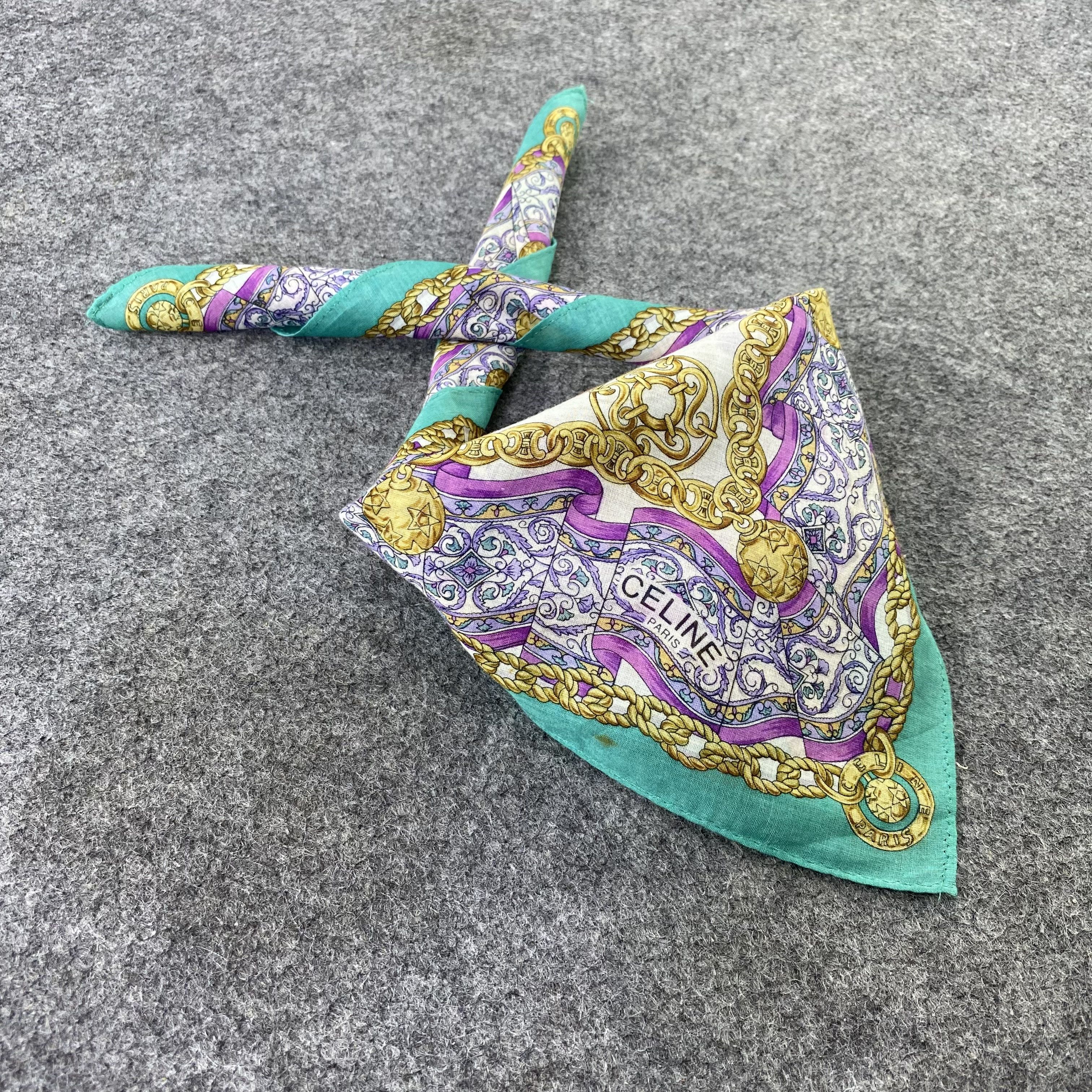 Celine Celine Handkerchief / Bandana / Neckerchief -B701 Size ONE SIZE - 1 Thumbnail
