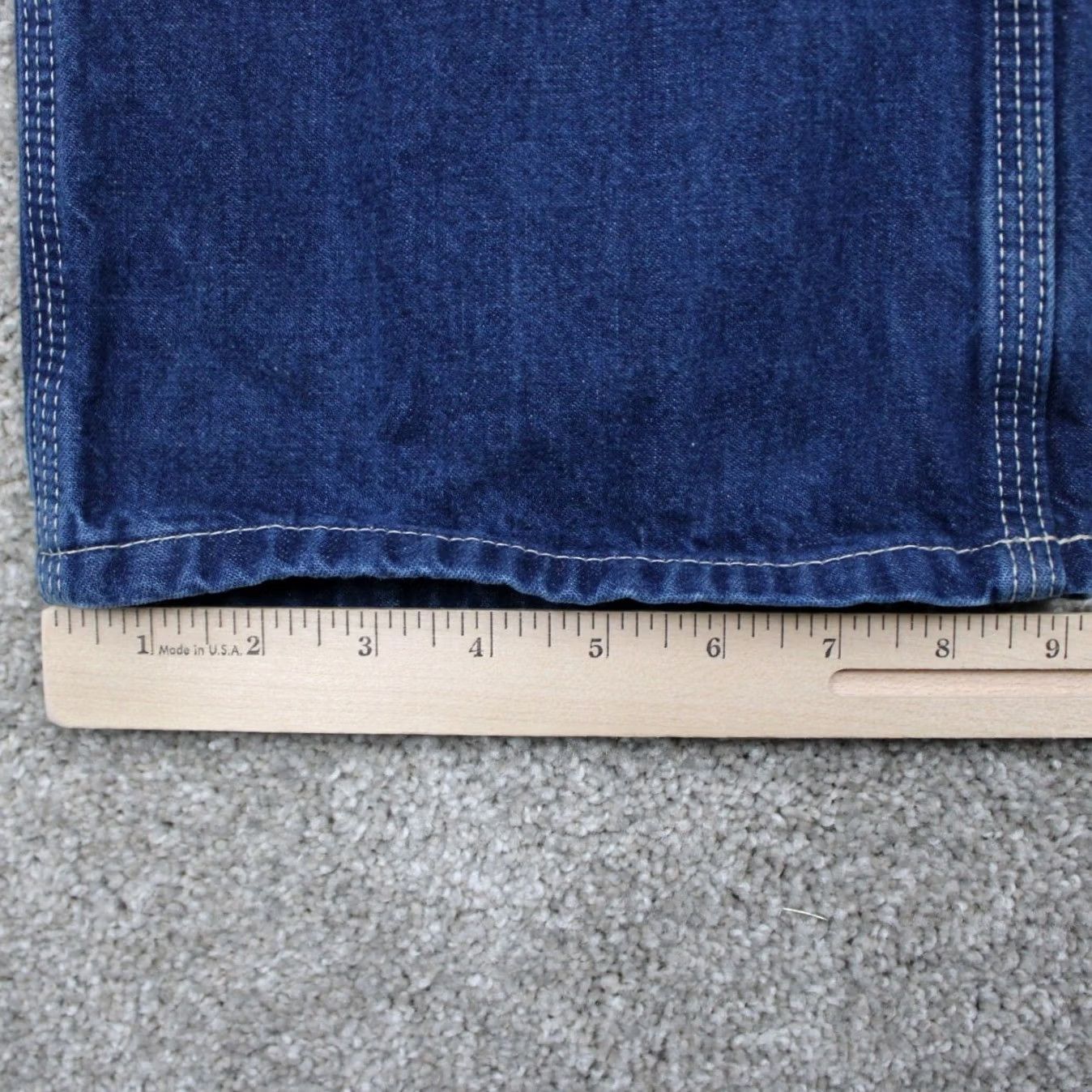 Carhartt Carhartt FR Jeans Mens 44x34 Blue Relaxed Fit Flame-Resistant Signature Denim Jeans Size US 44 / EU 60 - 5 Thumbnail