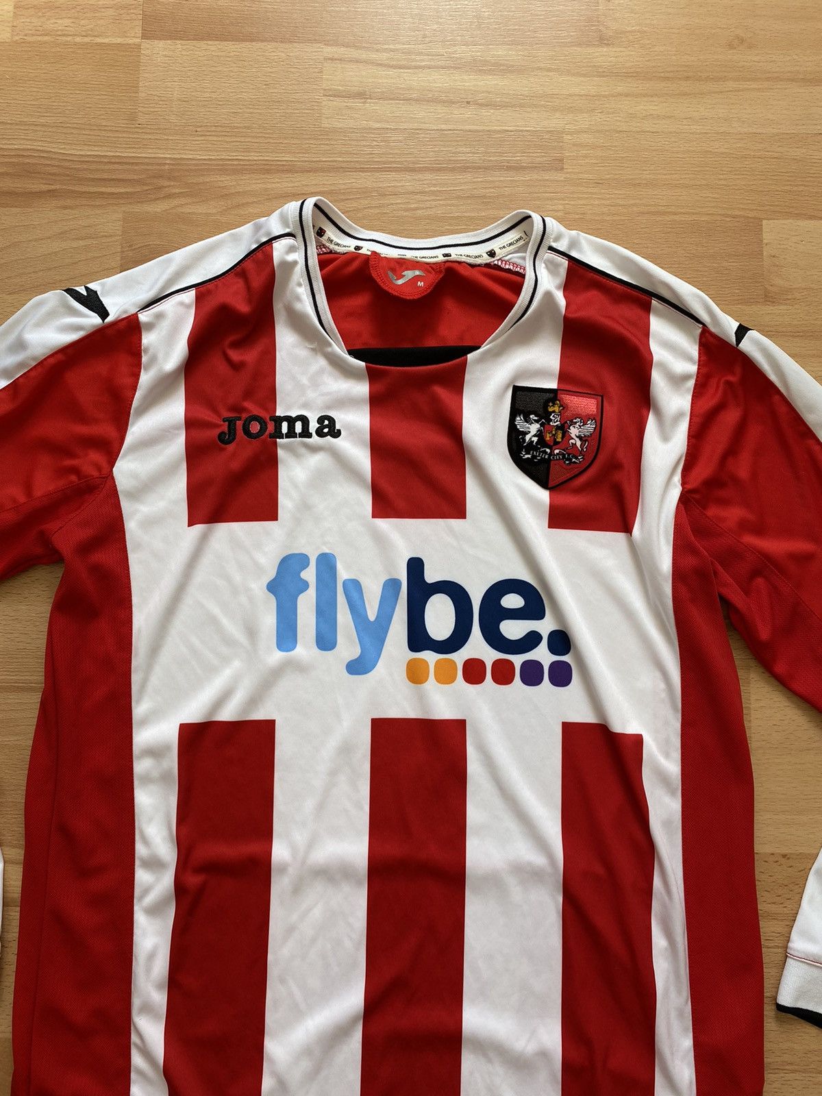 Joma EXETER CITY ENGLAND 2012/2013 HOME FOOTBALL JERSEY JOMA Size US M / EU 48-50 / 2 - 2 Thumbnail