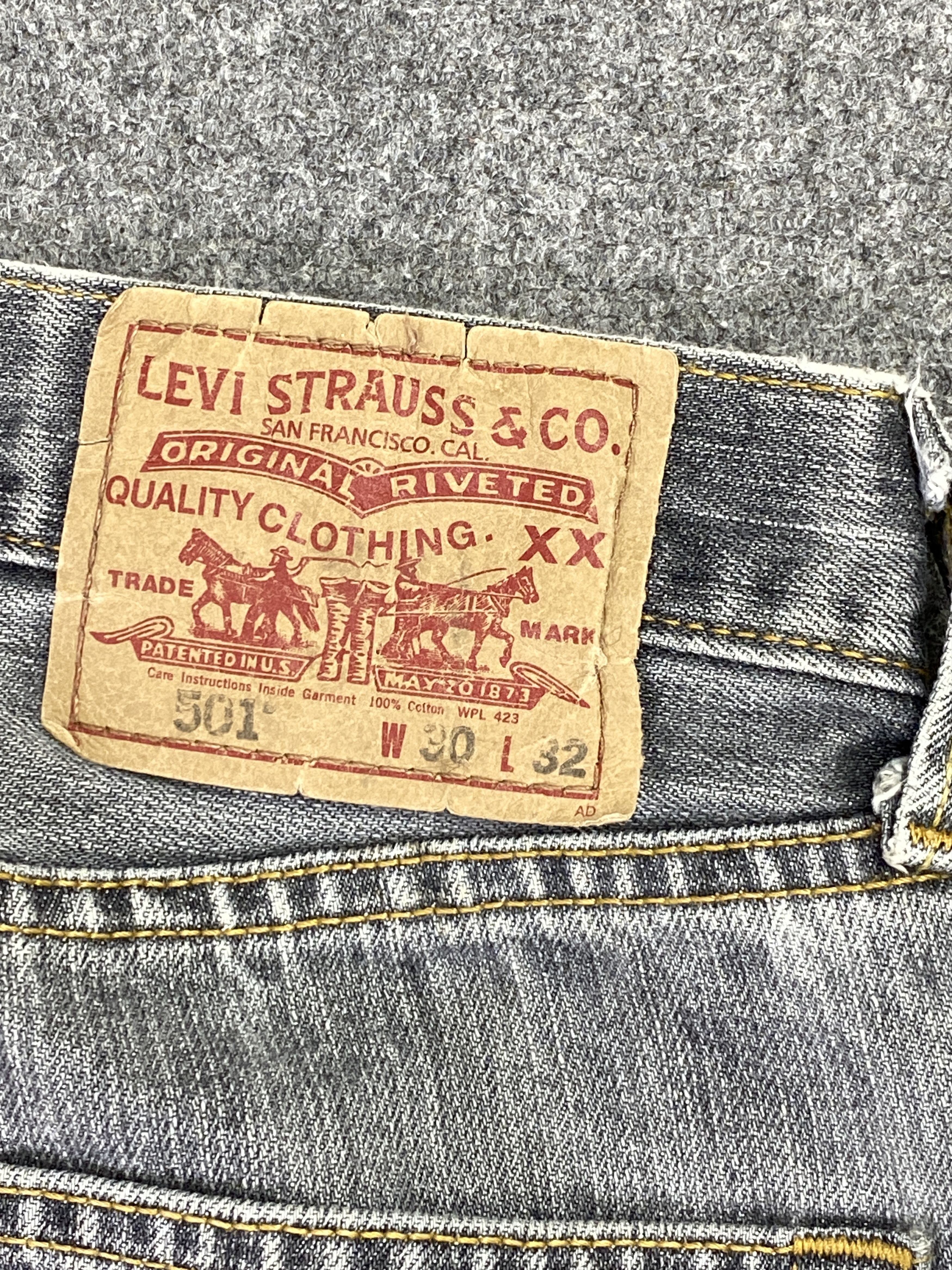 Levi's Vintage Levis 501 Faded Black Jeans DP2859 Size US 30 / EU 46 - 5 Thumbnail