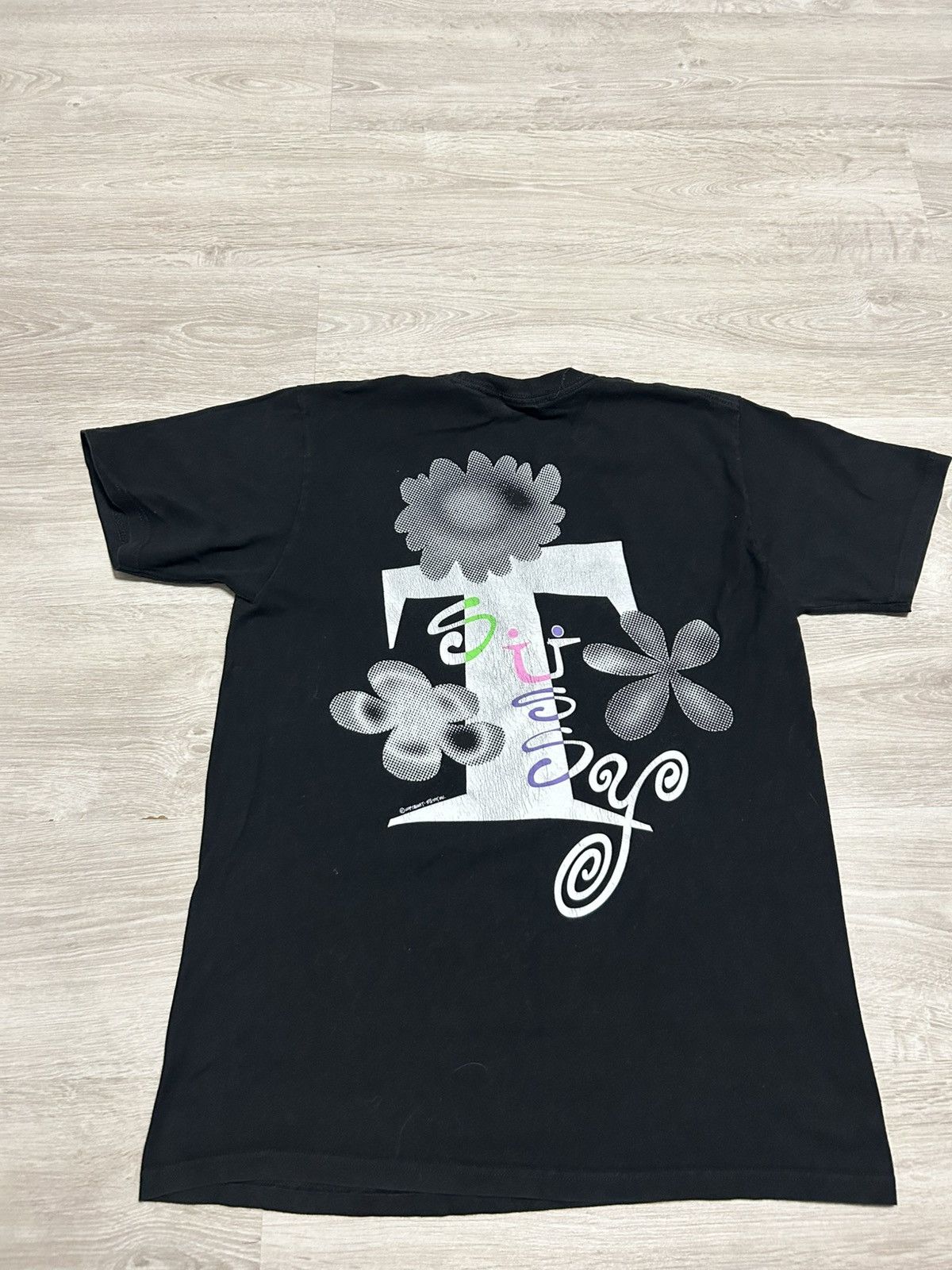 Stussy Big Logo Stussy T-shirt Flowers Size S-M Y2k Size US M / EU 48-50 / 2 - 2 Thumbnail