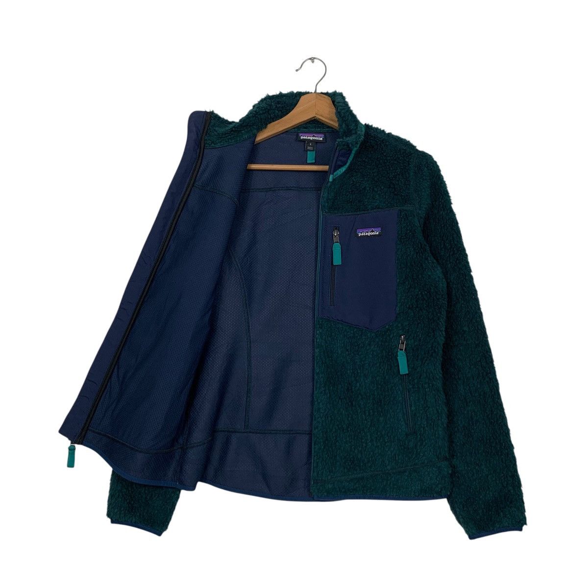 Patagonia PATAGONIA Deep Pile Turtleneck Green Fleece Jacket 2465-C111 Size US S / EU 44-46 / 1 - 7 Thumbnail