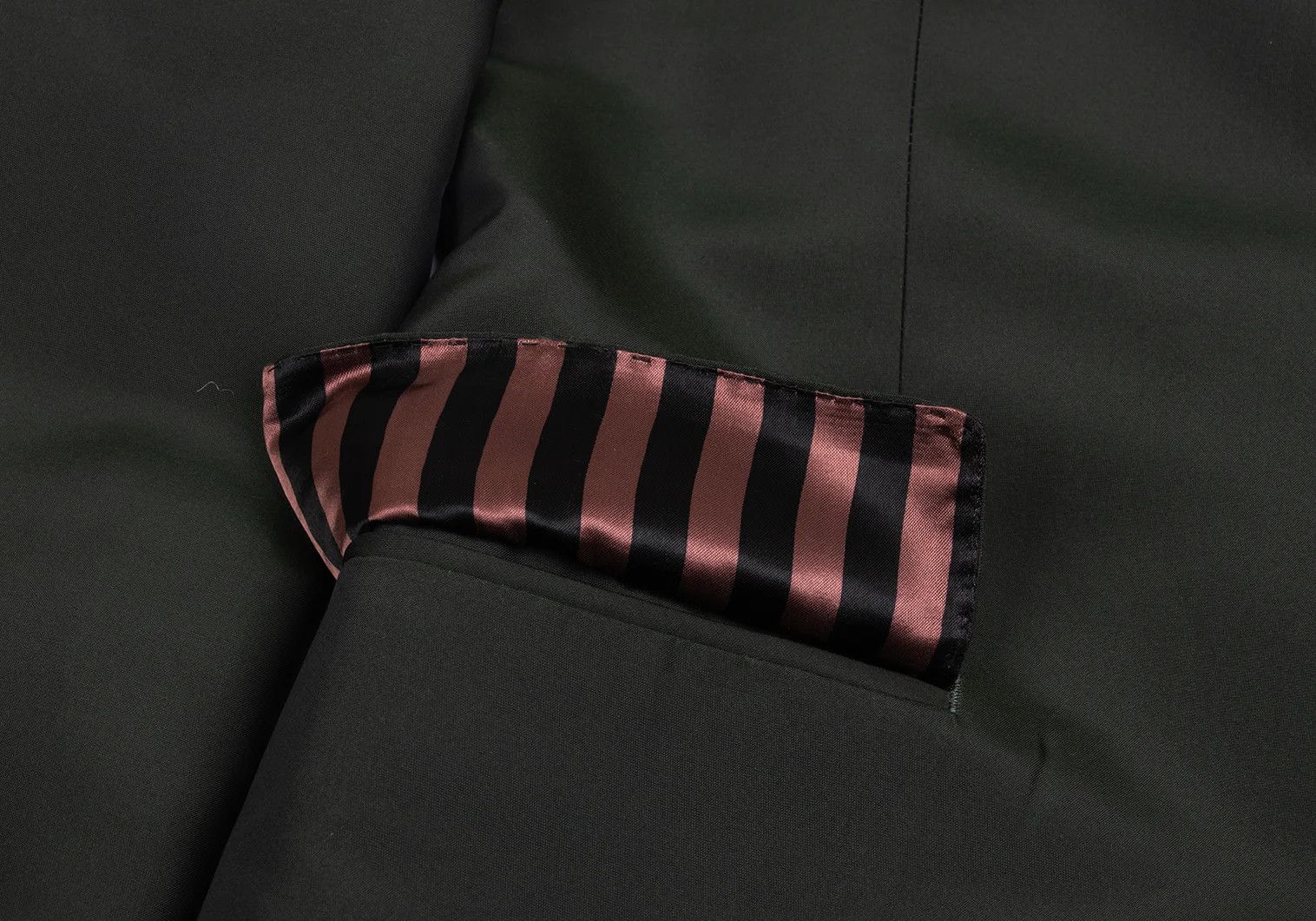 Jean Paul Gaultier Striped Lining Jacket in Deep Green Size 48 Size US M / EU 48-50 / 2 - 10 Thumbnail